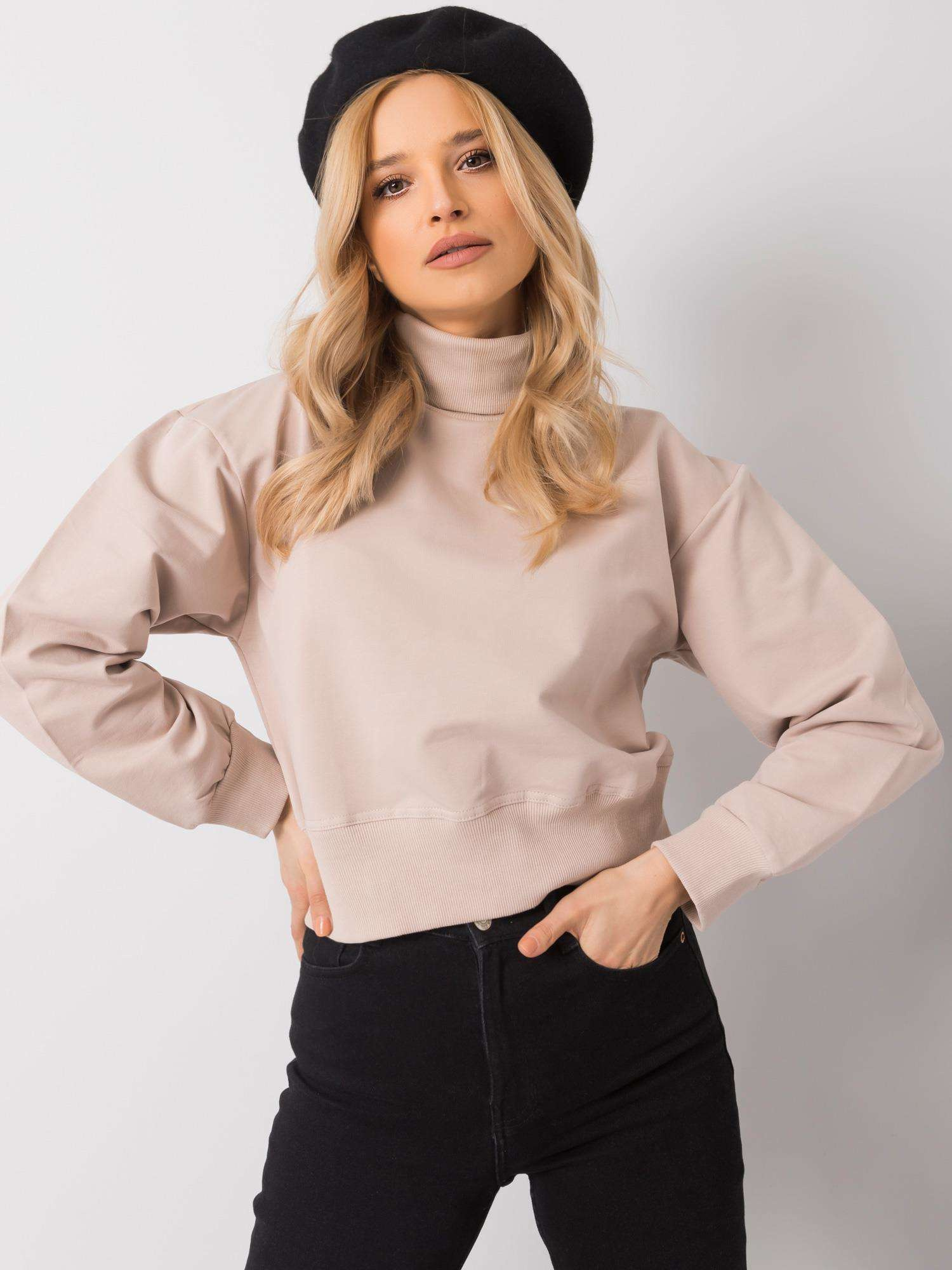Bluza , beżowy - BASIC FEEL GOOD
