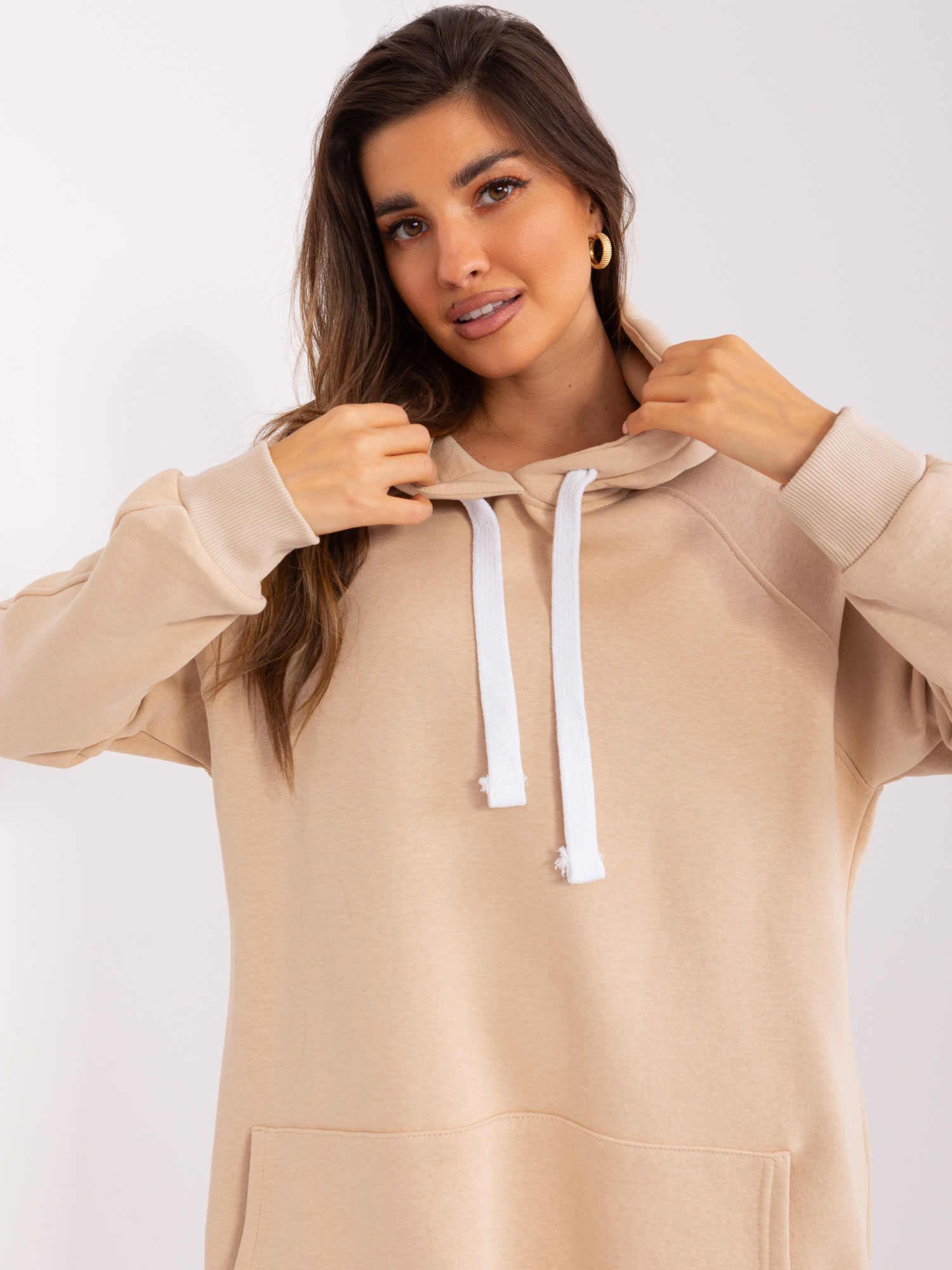 Bluza , beżowy - ex moda
