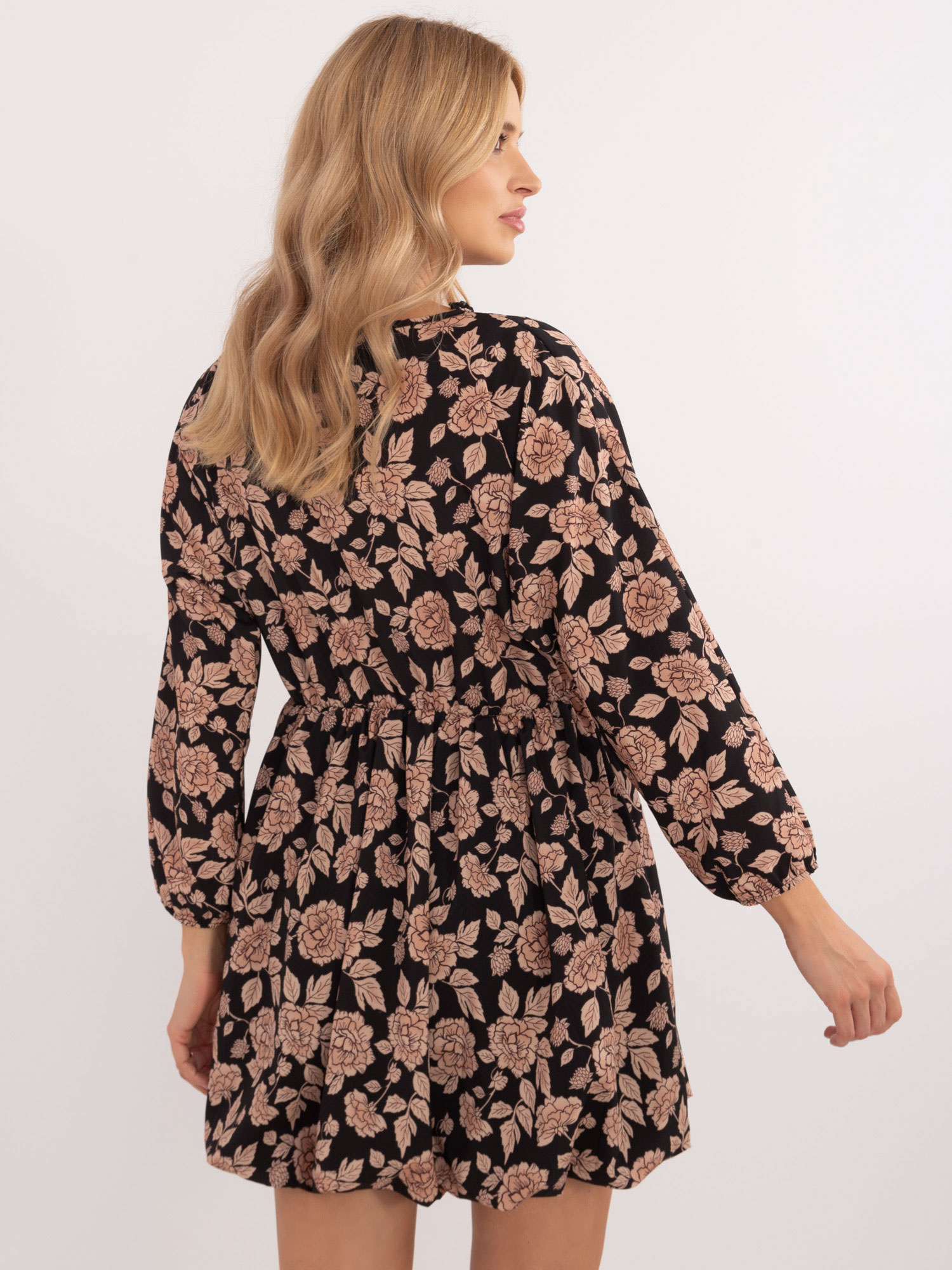 Sukienka , czarno-beżowy - ITALY MODA