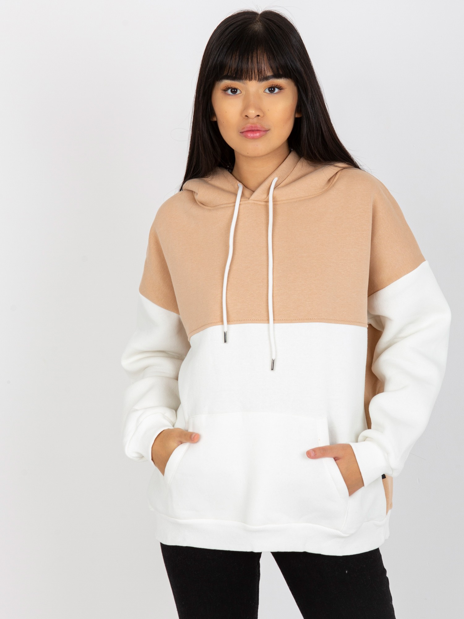 Bluza , biało-beżowy - RUE PARIS