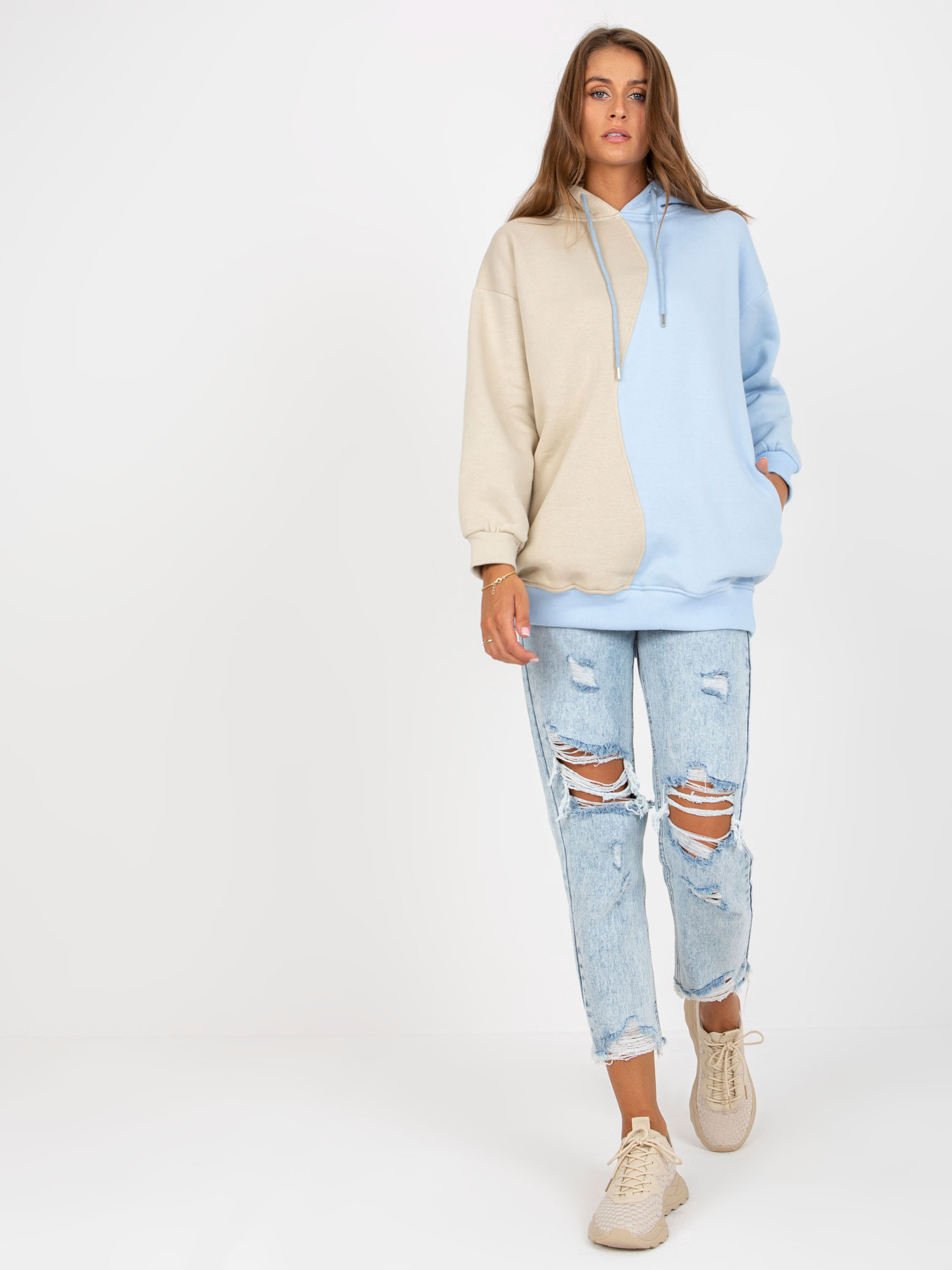 Bluza , jasny niebieski - RUE PARIS