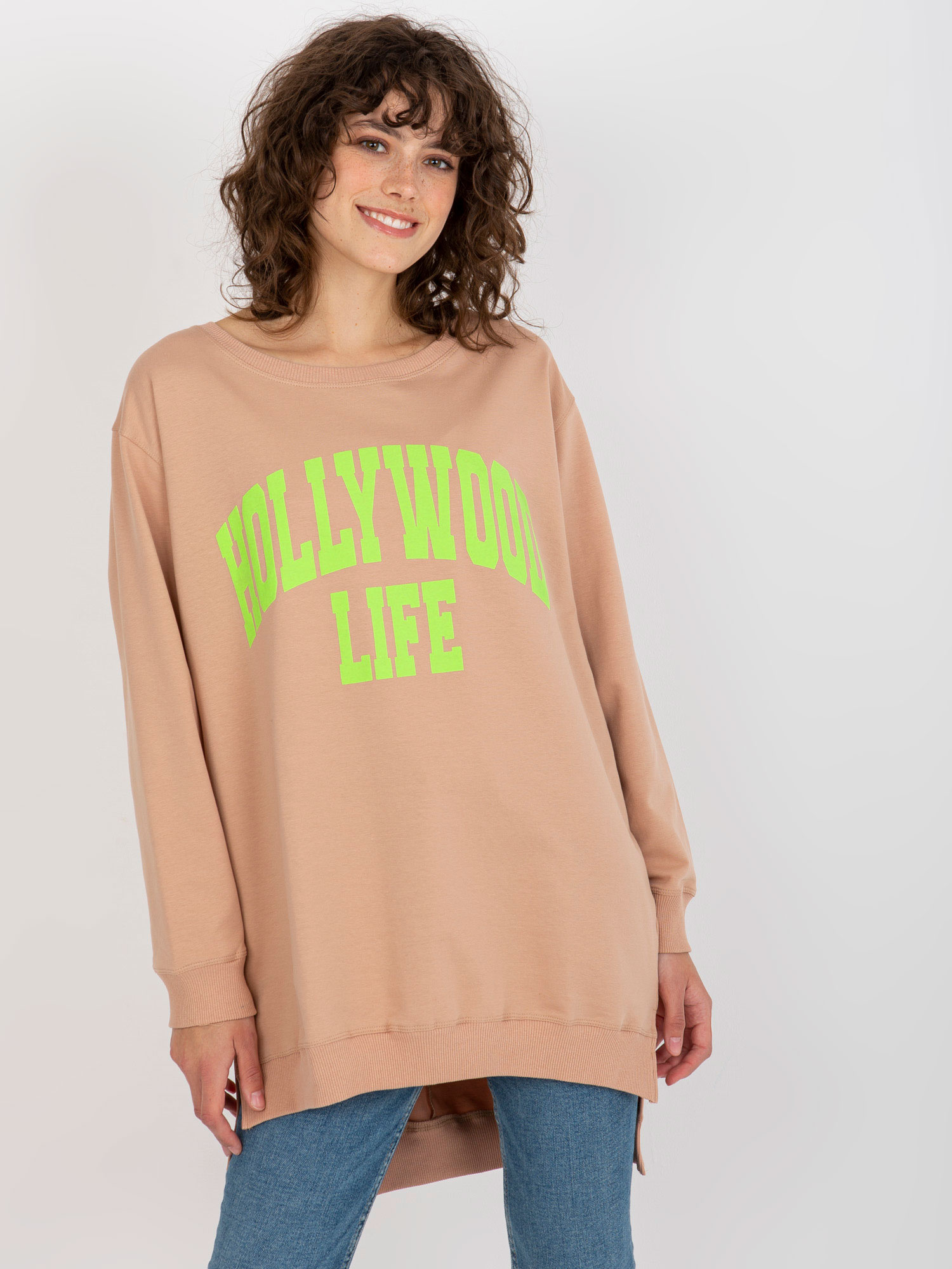 Bluza , beżowo-różowy - Vikki