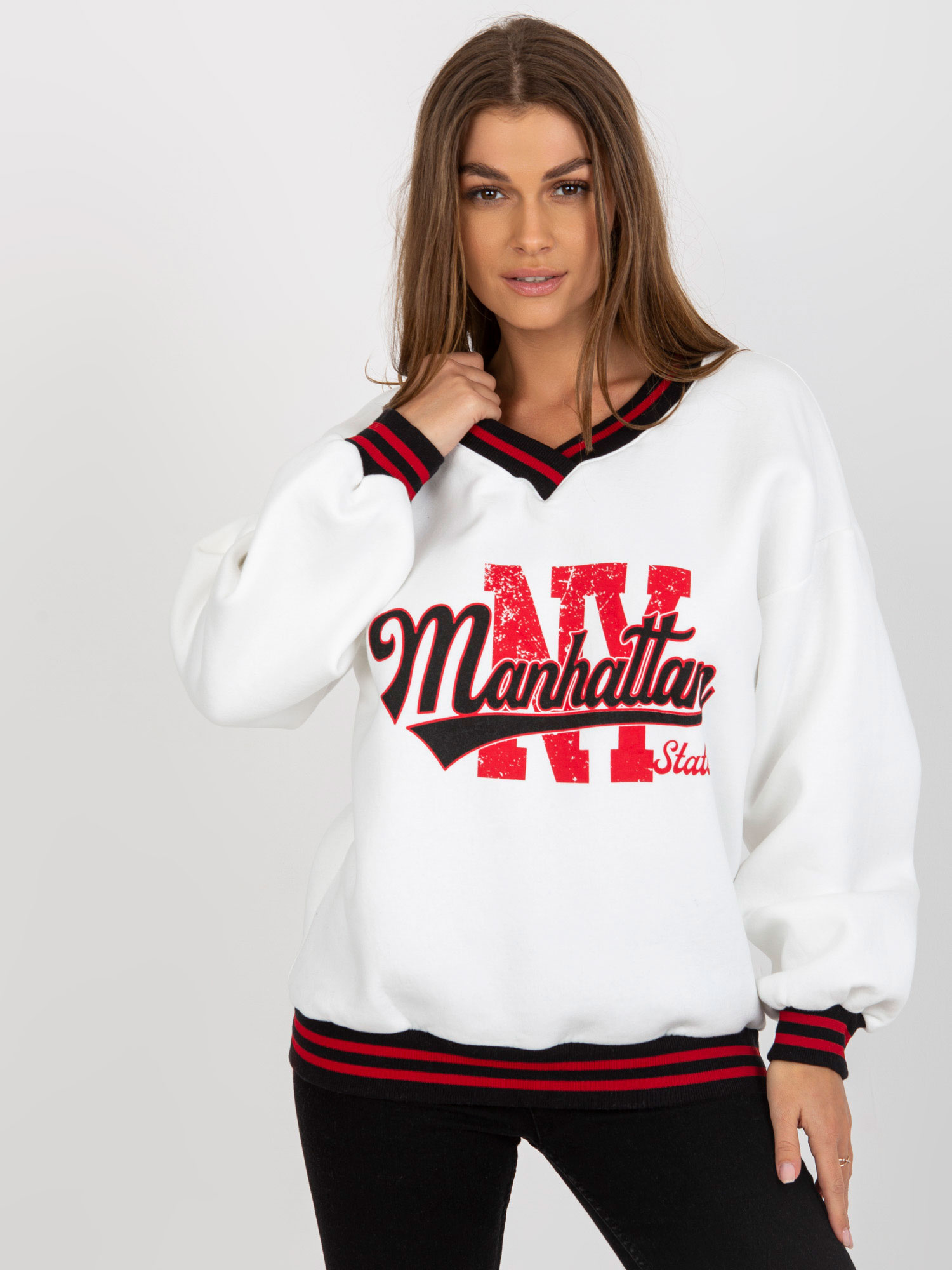 Bluza , biały - ex moda