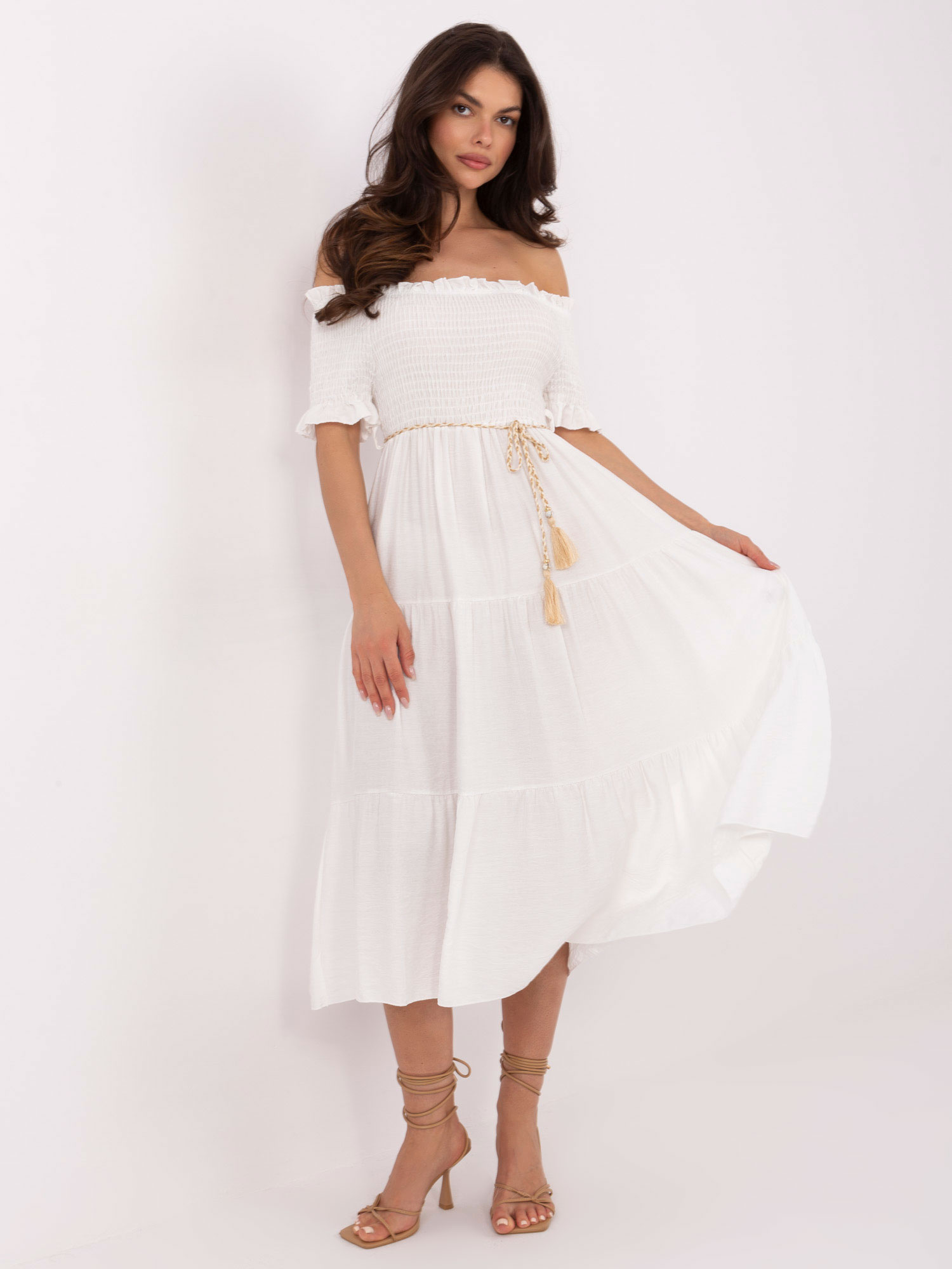 Sukienka , biały - ITALY MODA