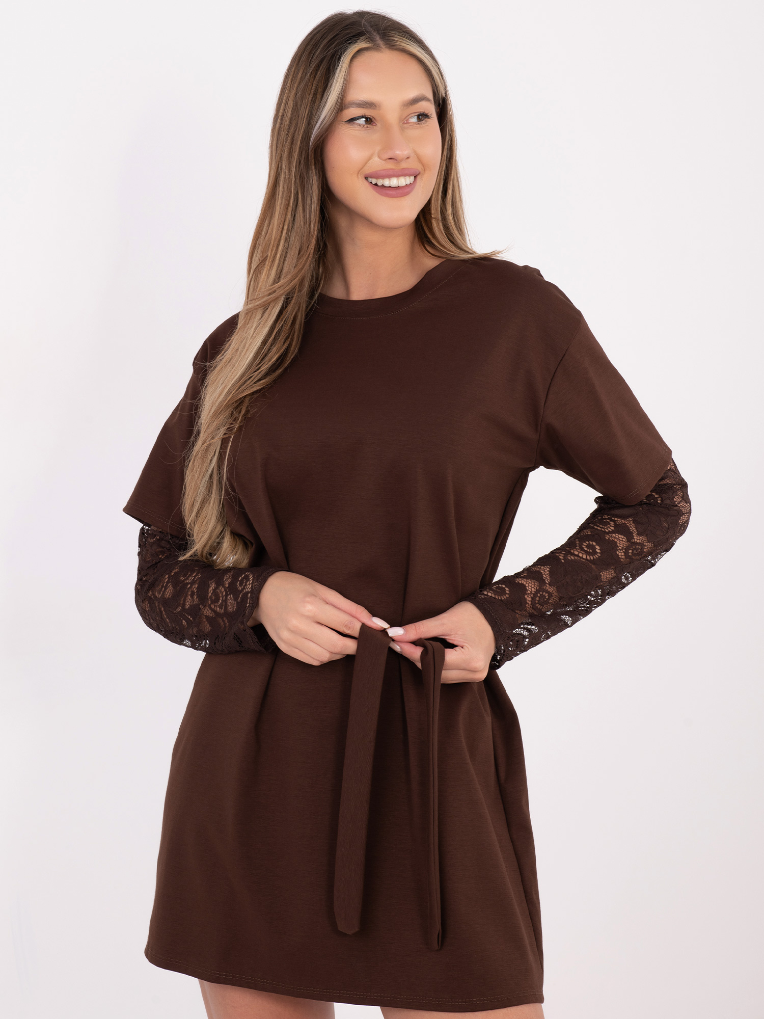 Sukienka , brązowy - ITALY MODA