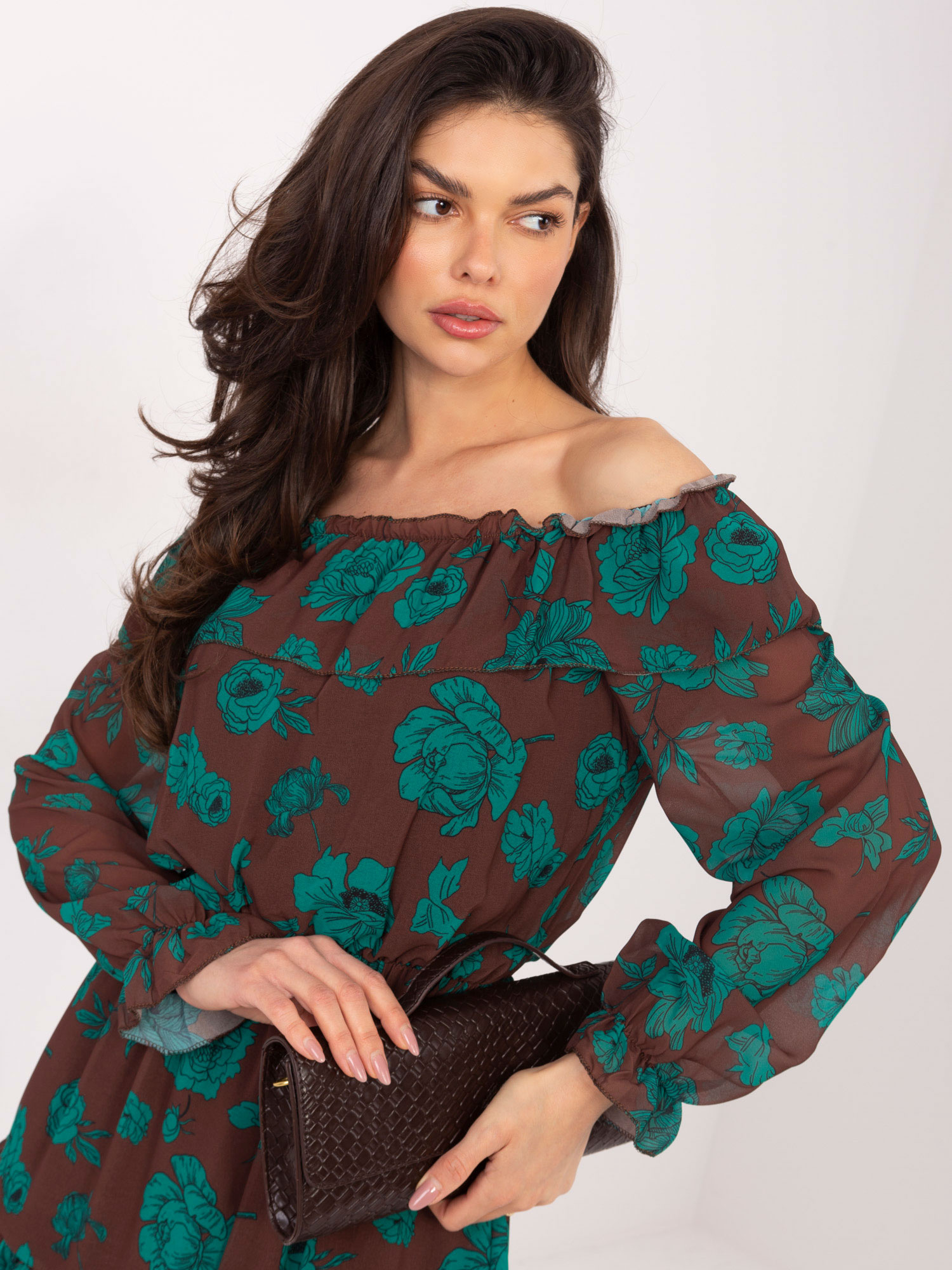 Sukienka , brązowy - ITALY MODA