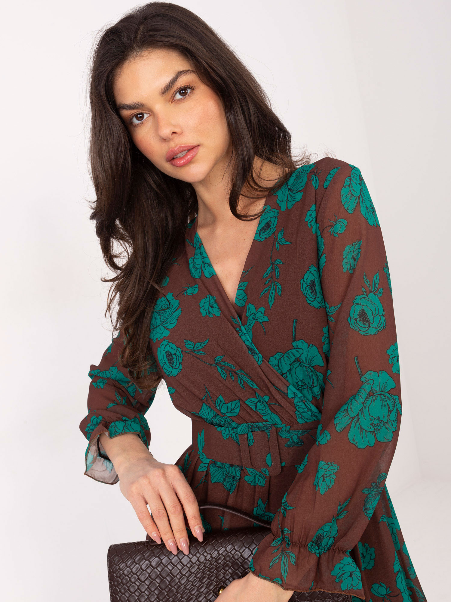 Sukienka , brązowy - ITALY MODA