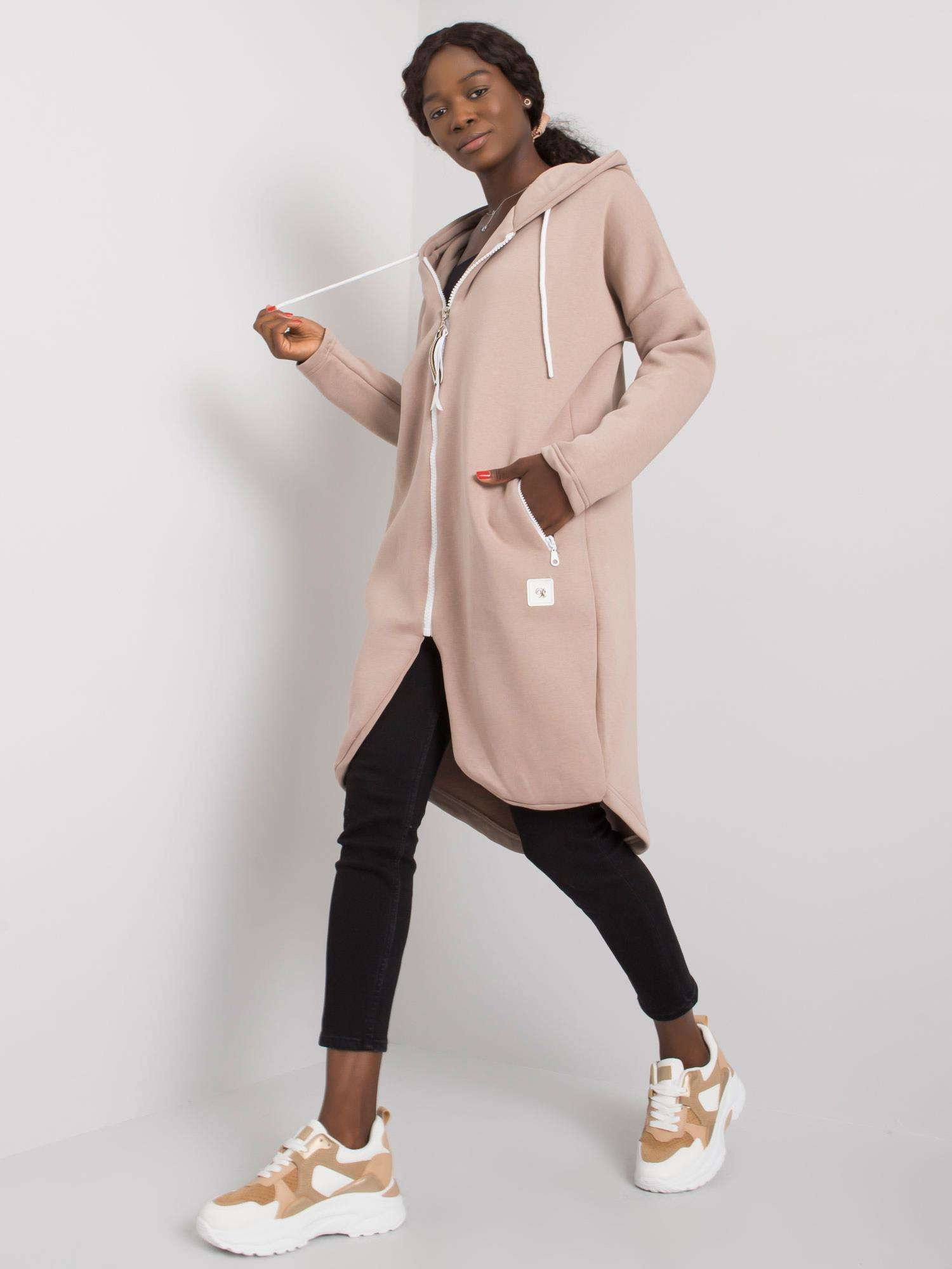 Bluza , ciemny bezowy - RELEVANCE
