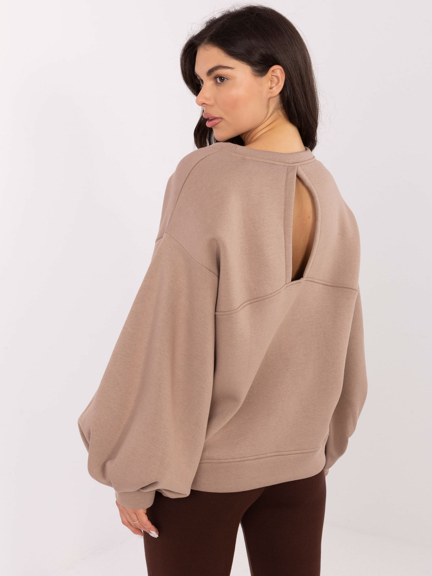 Bluza , ciemny bezowy - RUE PARIS