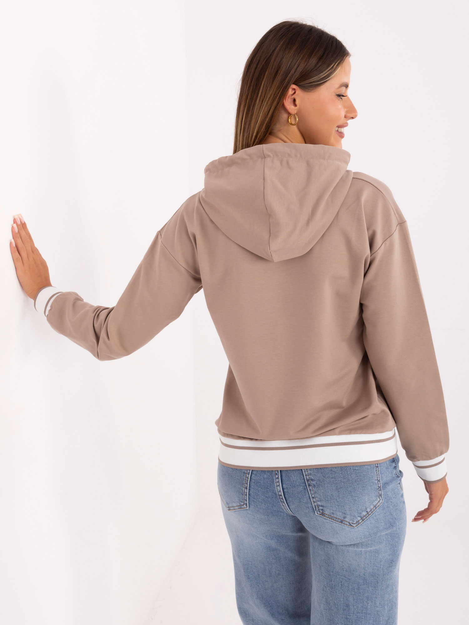 Bluza , ciemny bezowy - RELEVANCE