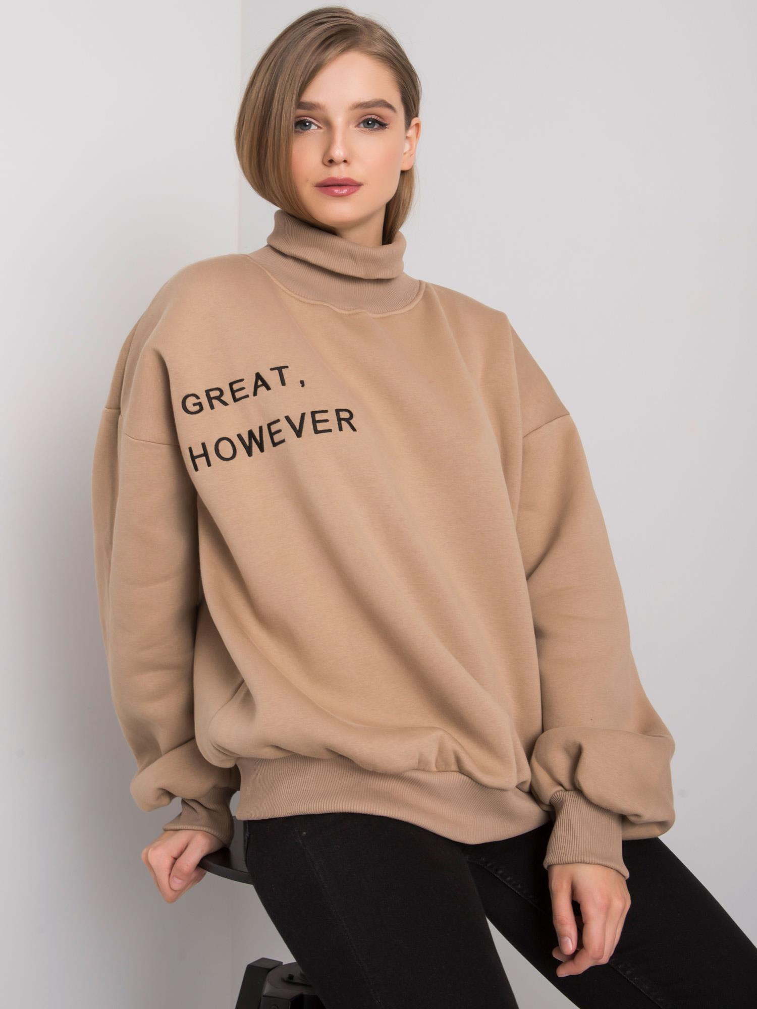 Bluza , ciemny bezowy - ex moda