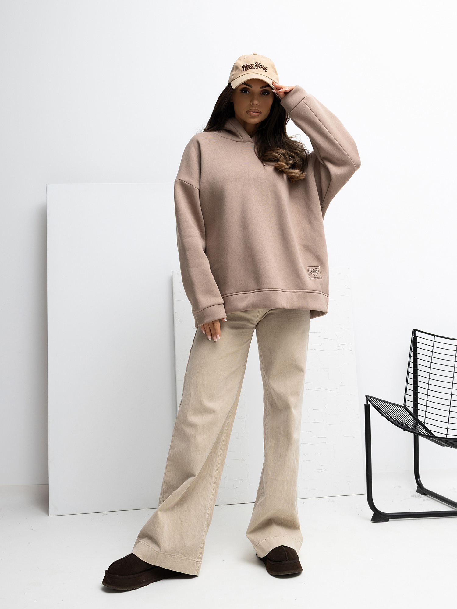 Bluza , ciemny bezowy - RUE PARIS