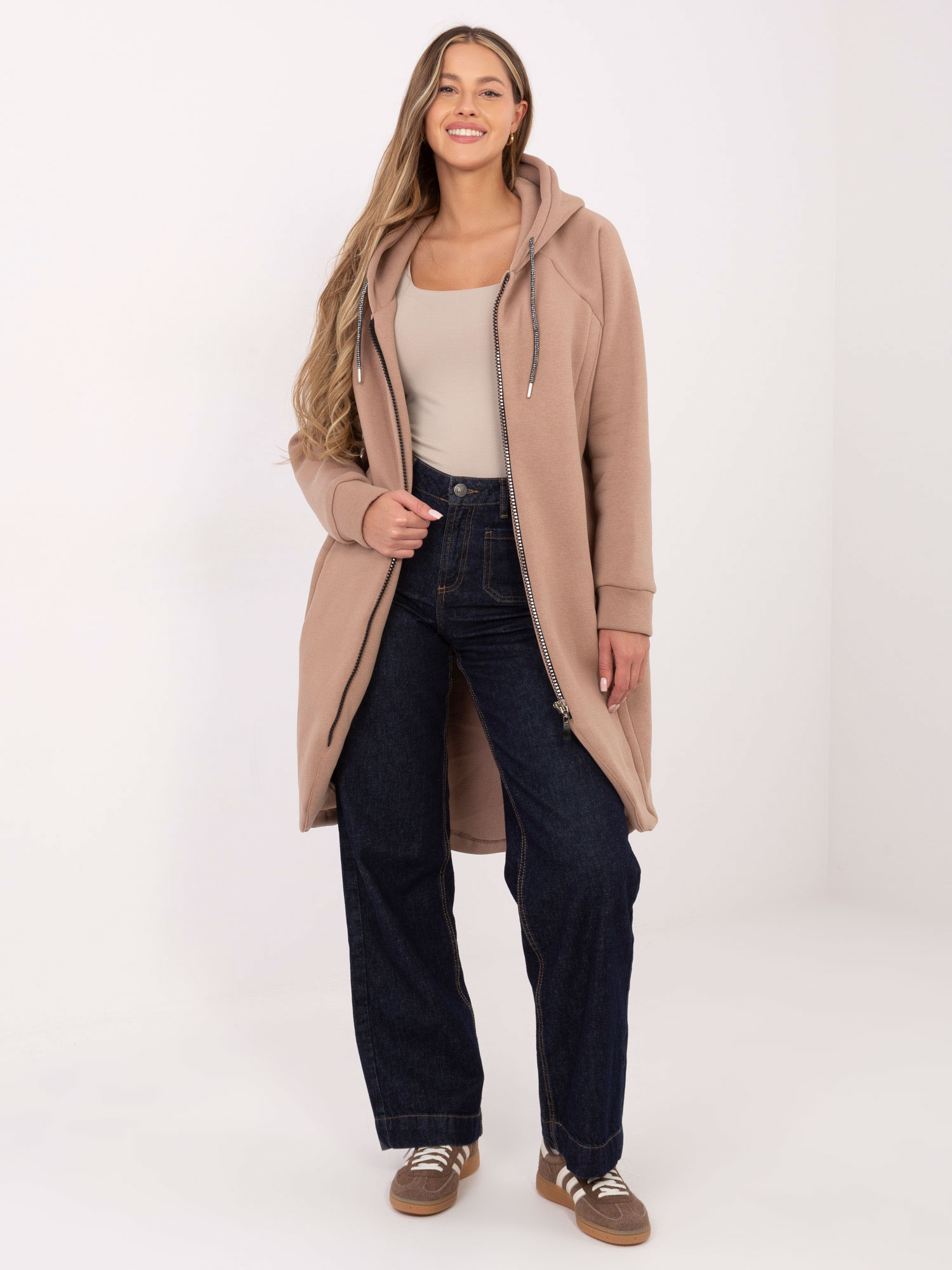 Bluza , ciemny bezowy - RELEVANCE