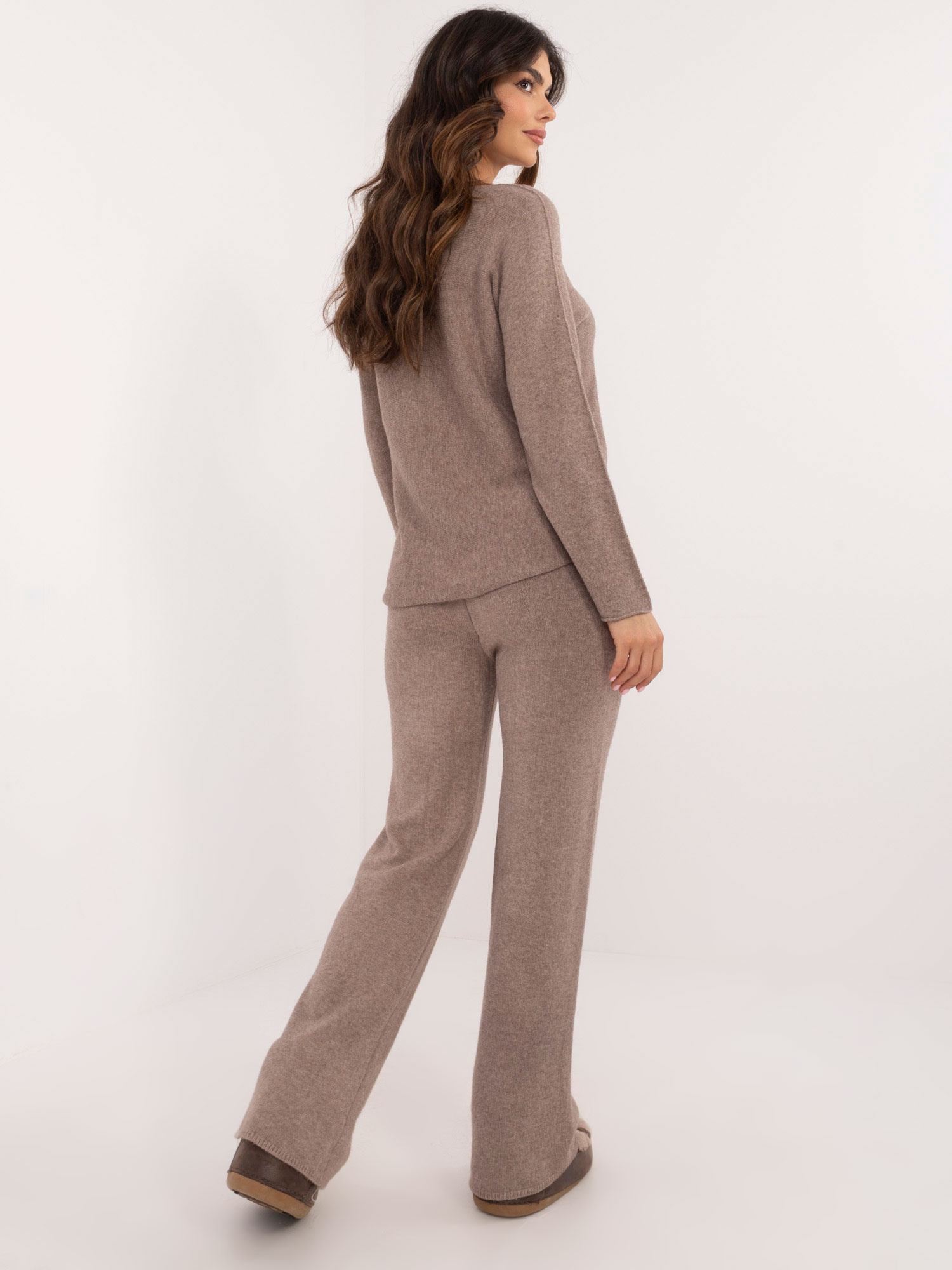 Komplet , ciemny bezowy - ITALY MODA