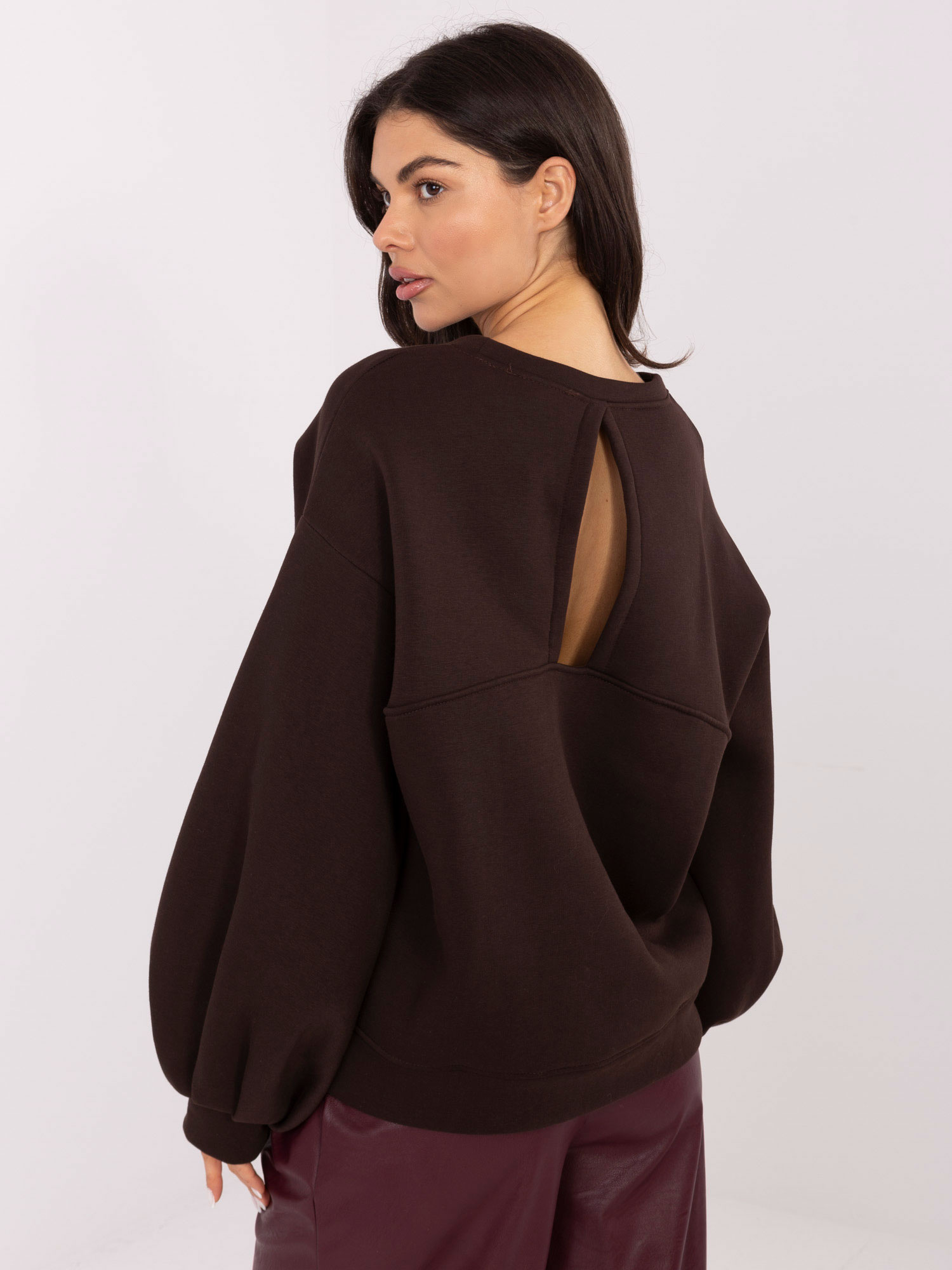 Bluza , ciemny brązowy - RUE PARIS