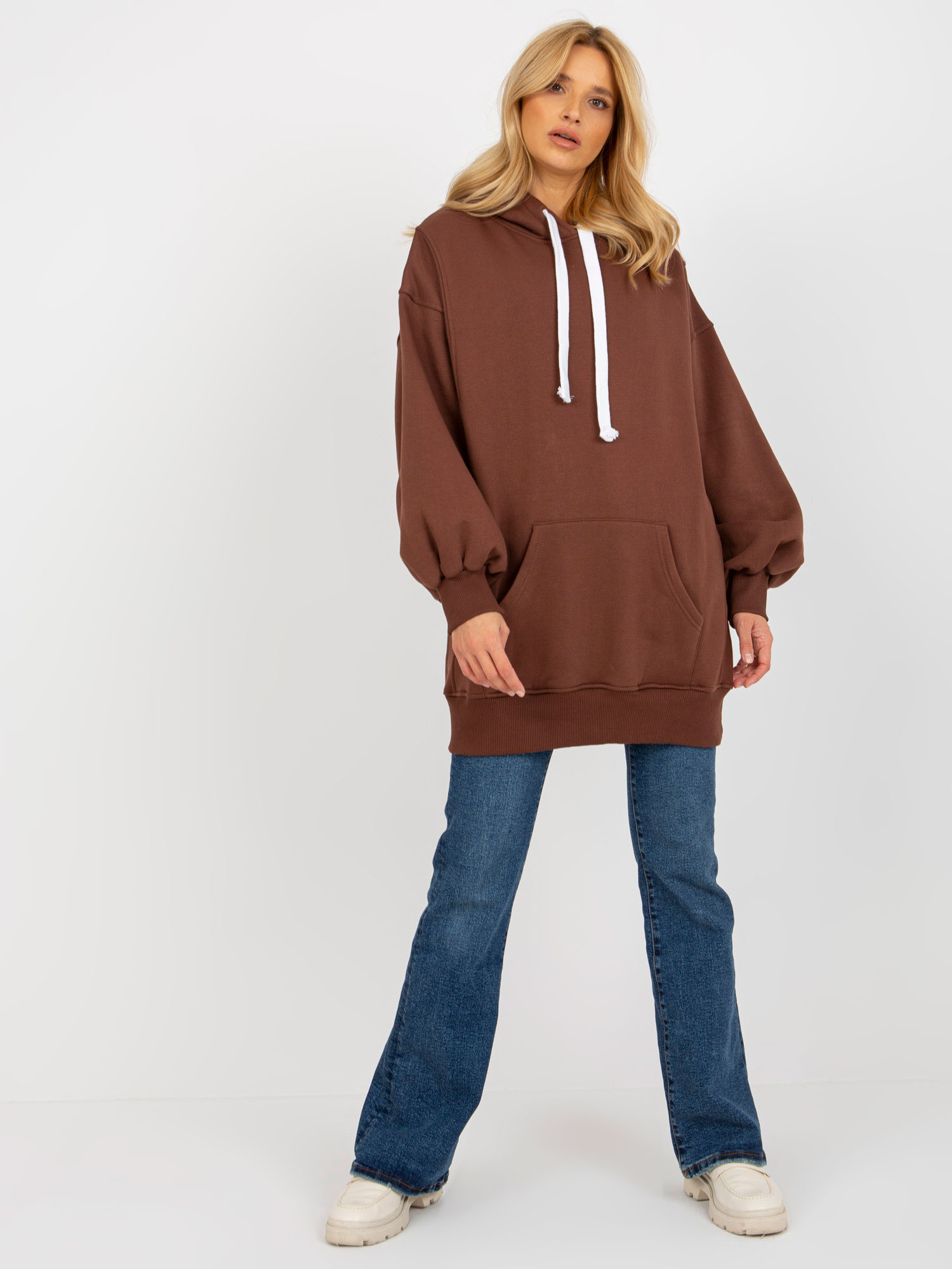 Bluza , ciemny brązowy - ex moda
