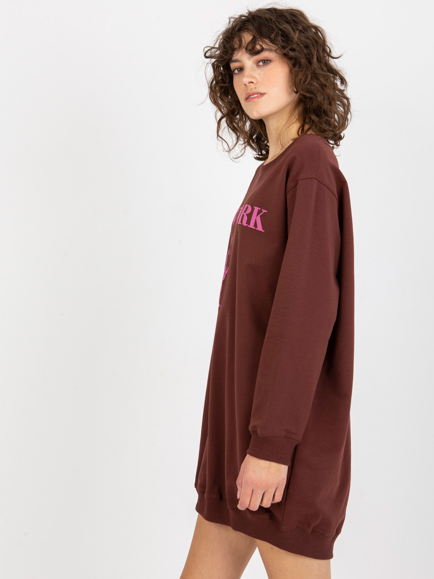 Bluza , brązowo-różowy - VITON