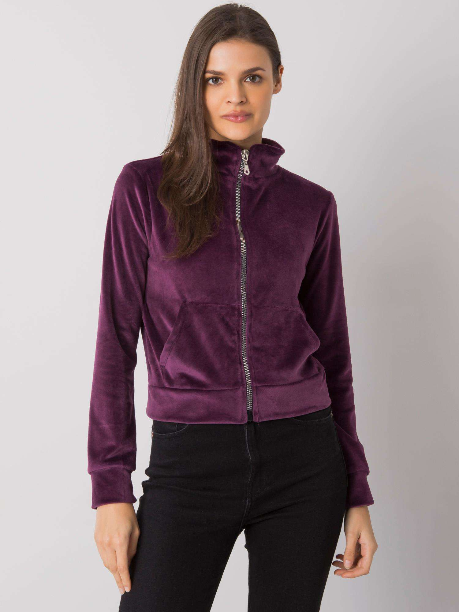 Bluza , ciemny fioletowy - RUE PARIS