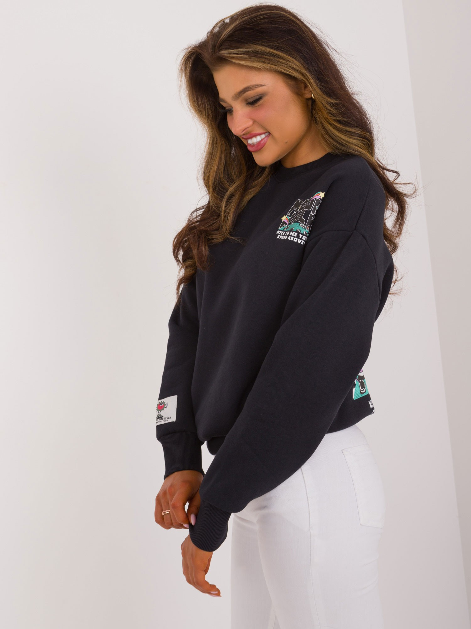 Bluza , granatowy - Sublevel