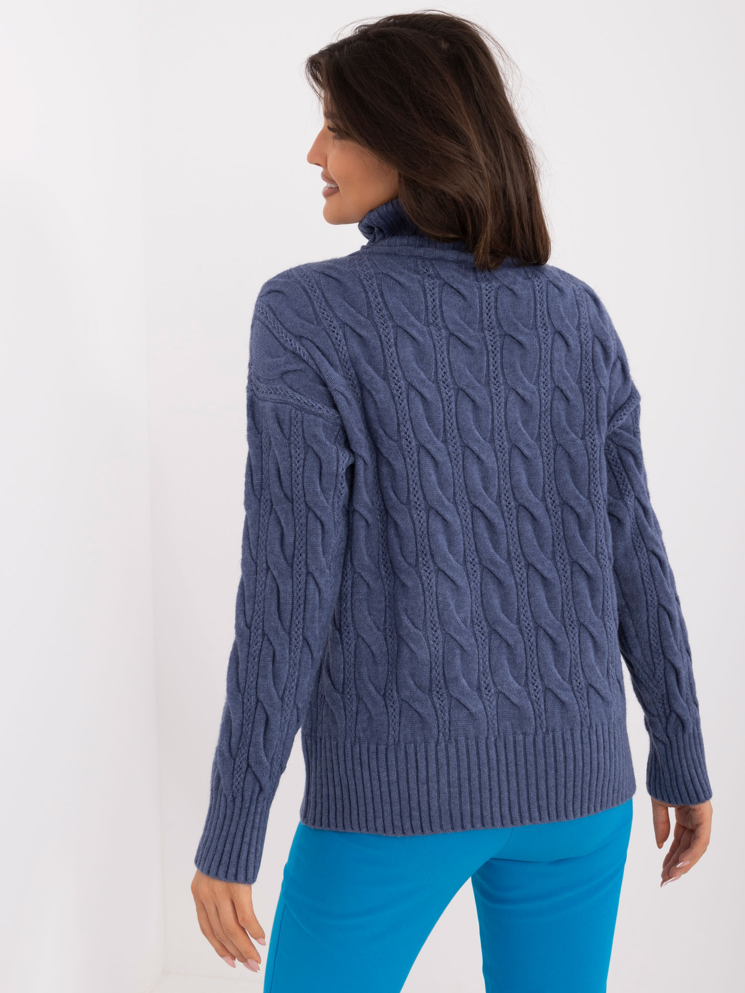 Sweter , ciemny niebieski - Wool Fashion Italia