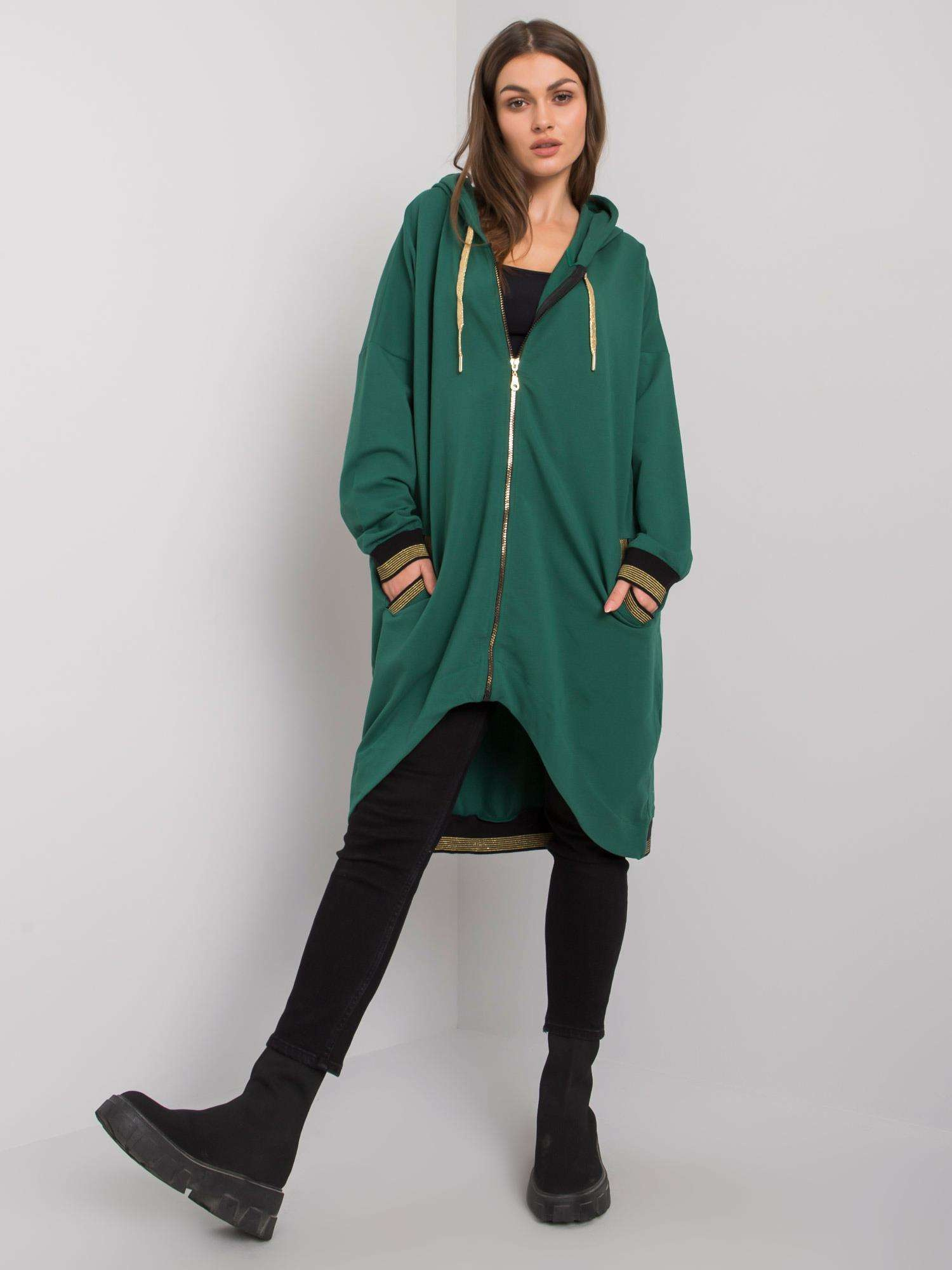 Bluza , ciemny zielony - RELEVANCE