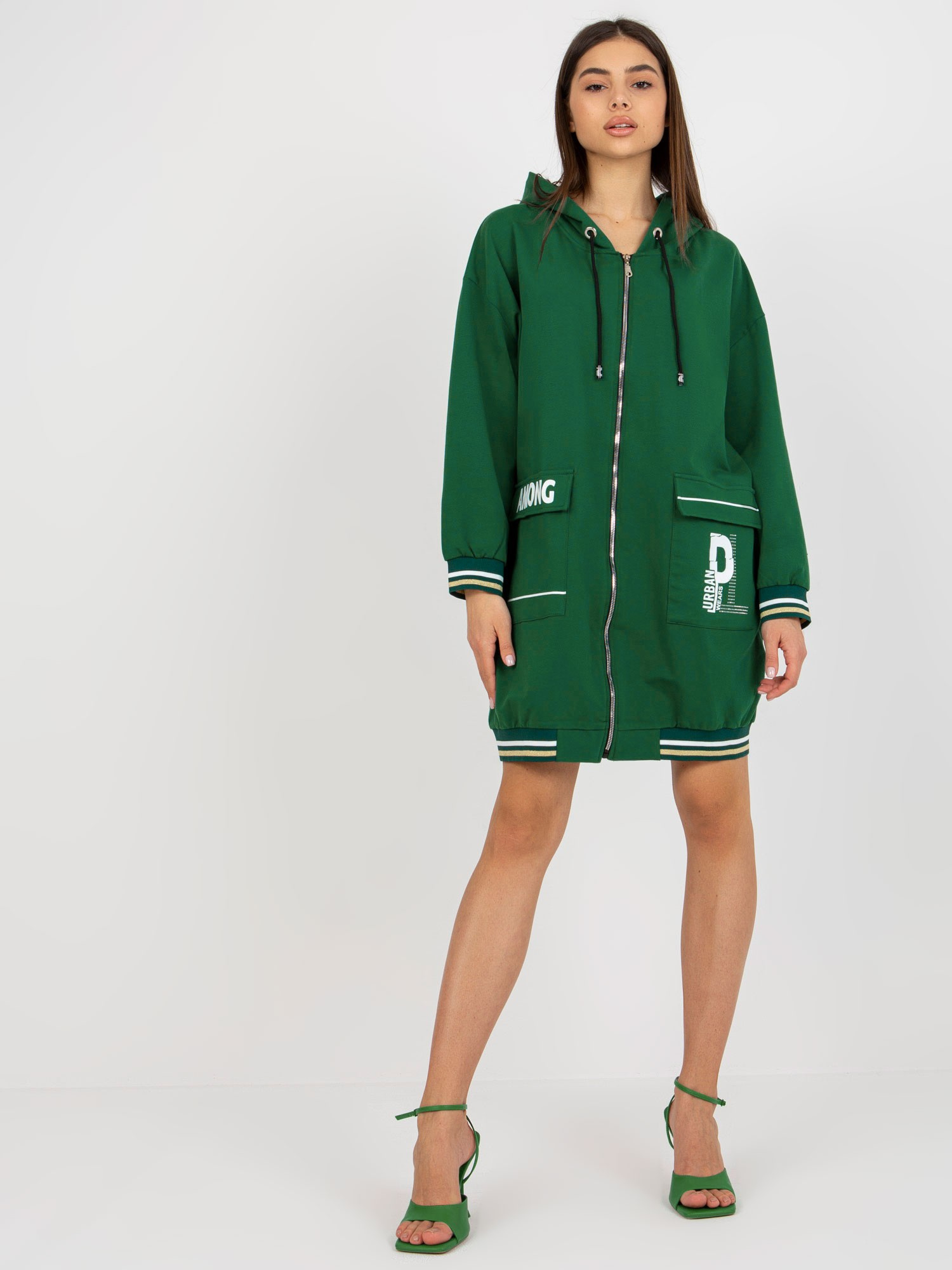 Bluza , ciemny zielony - RELEVANCE
