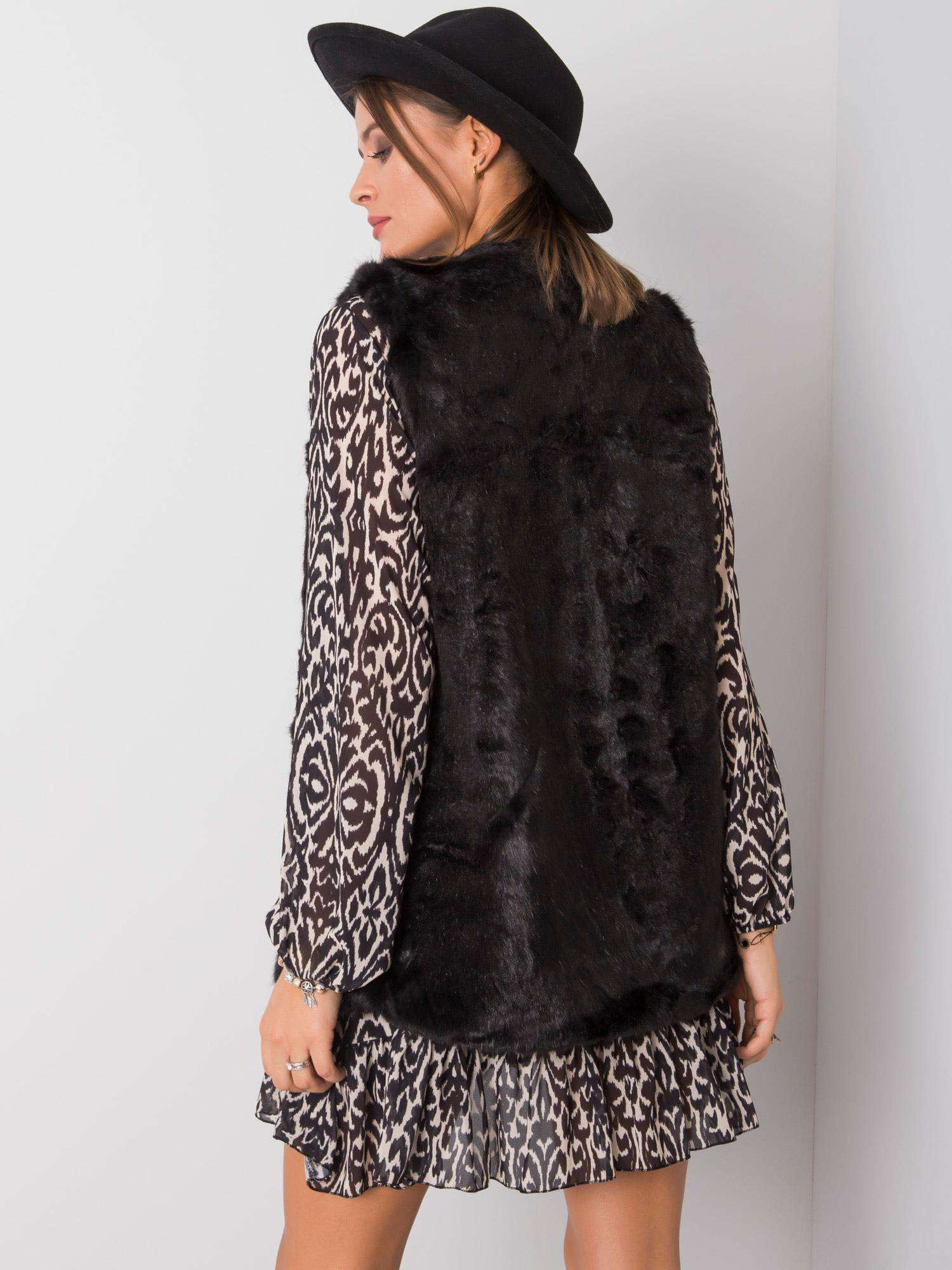 Kamizelka , czarny - Wool Fashion Italia