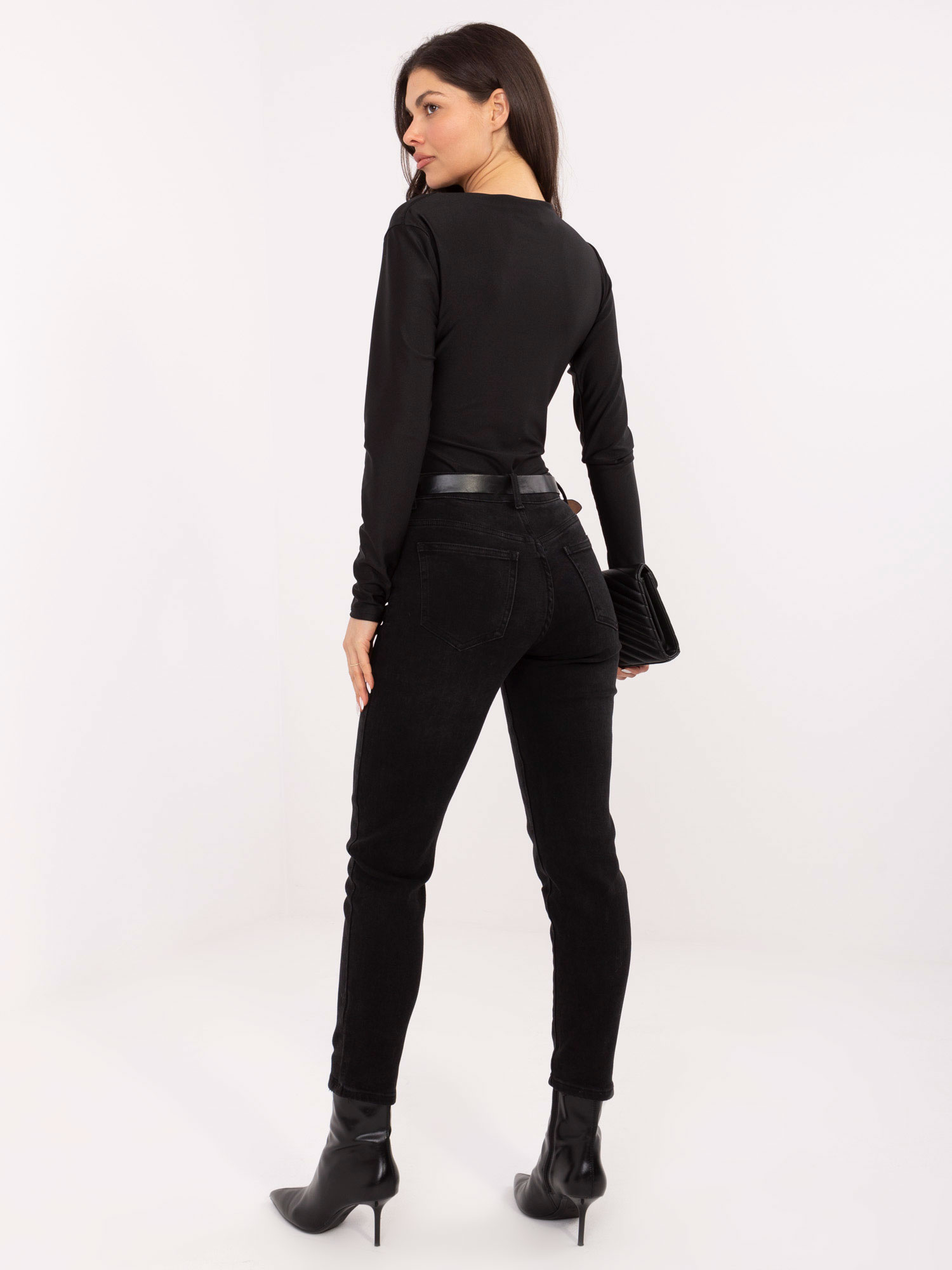Spodnie jeans , czarny - Factory Price