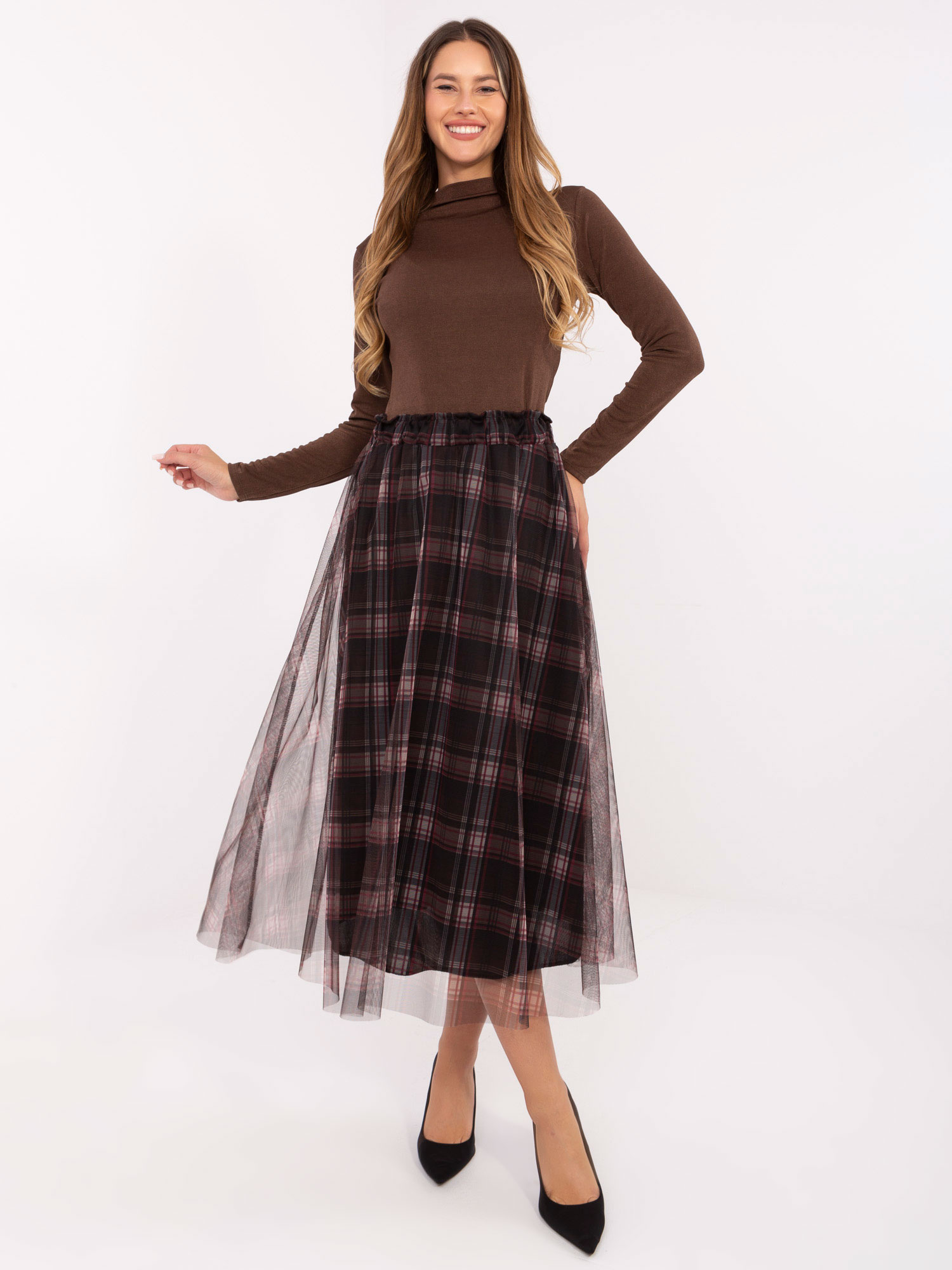 Spódnica , czarny - ITALY MODA