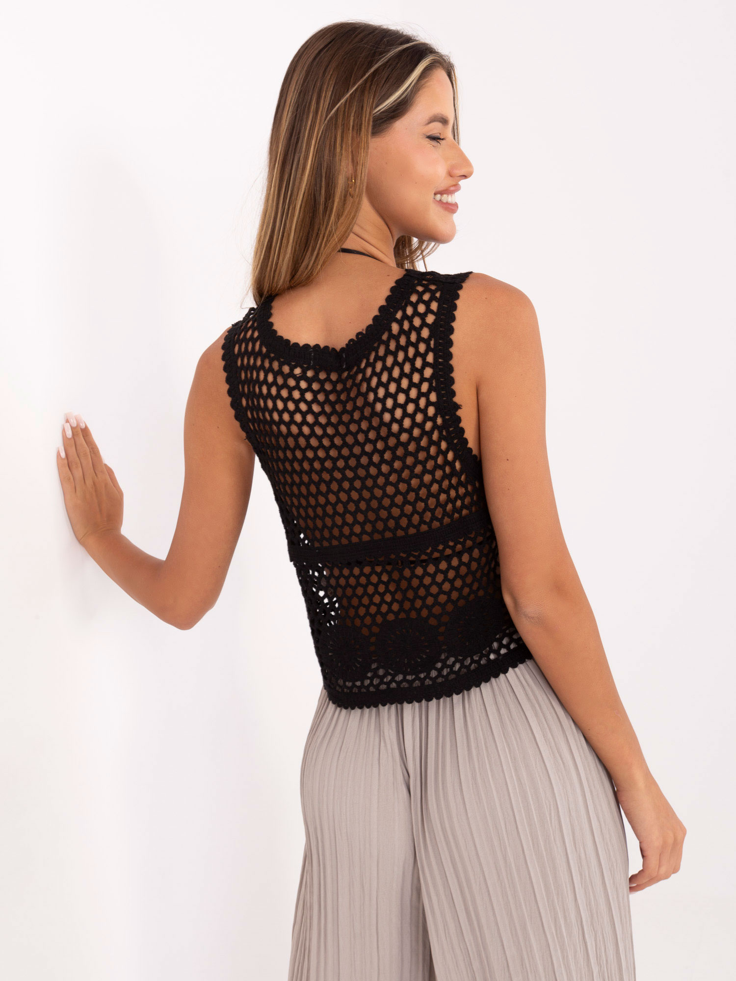 Top , czarny - Factory Price - obrazek 3