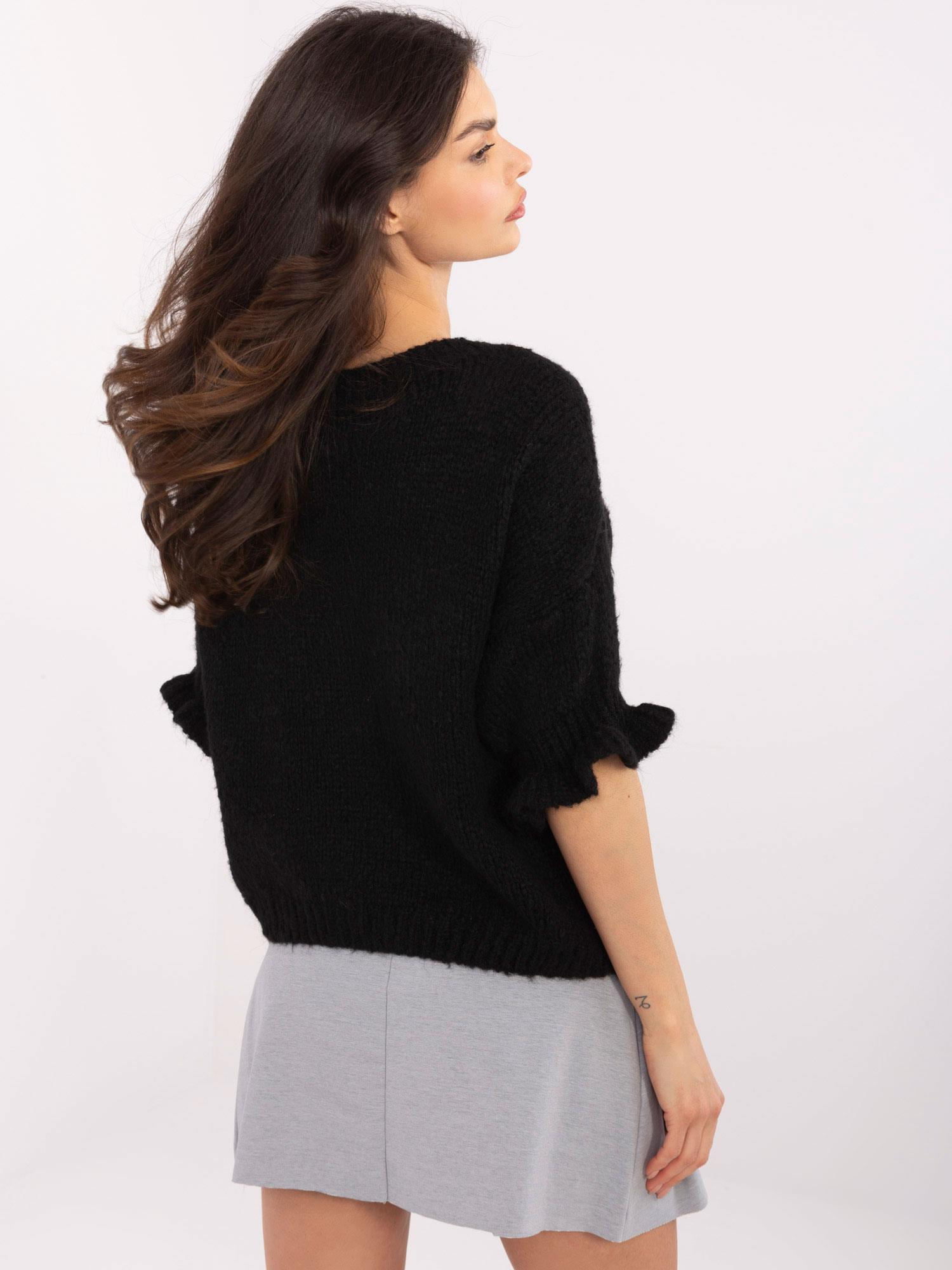 Sweter , czarny - ITALY MODA
