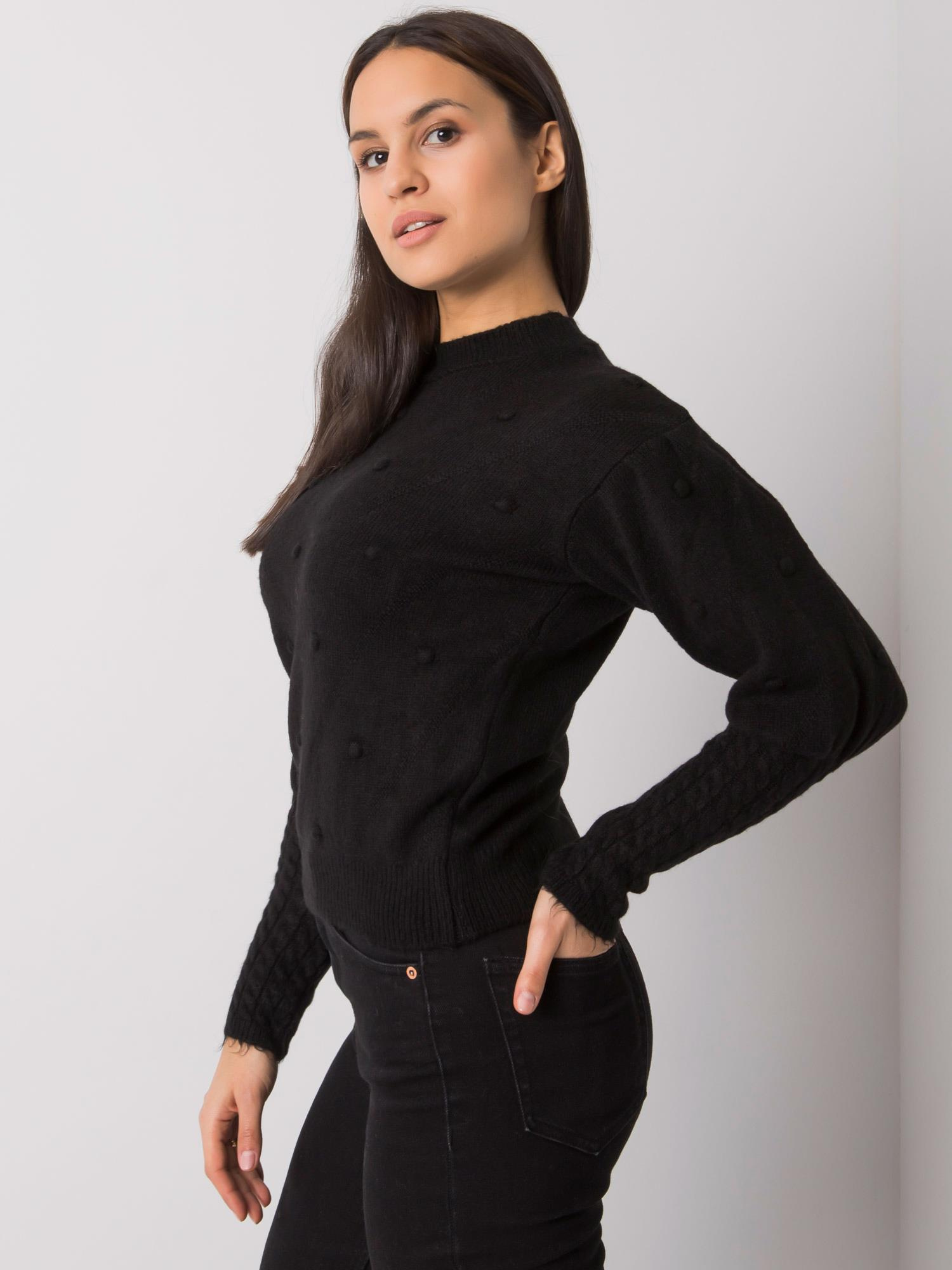 Sweter , czarny - RUE PARIS