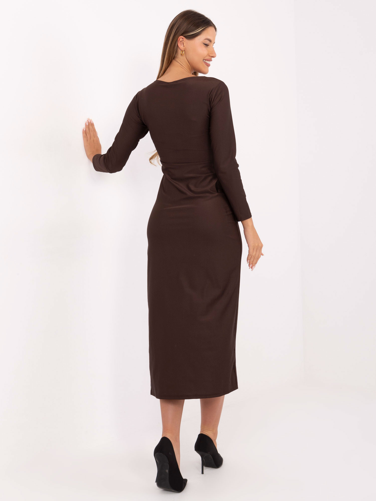 Sukienka , ciemny brązowy - ITALY MODA