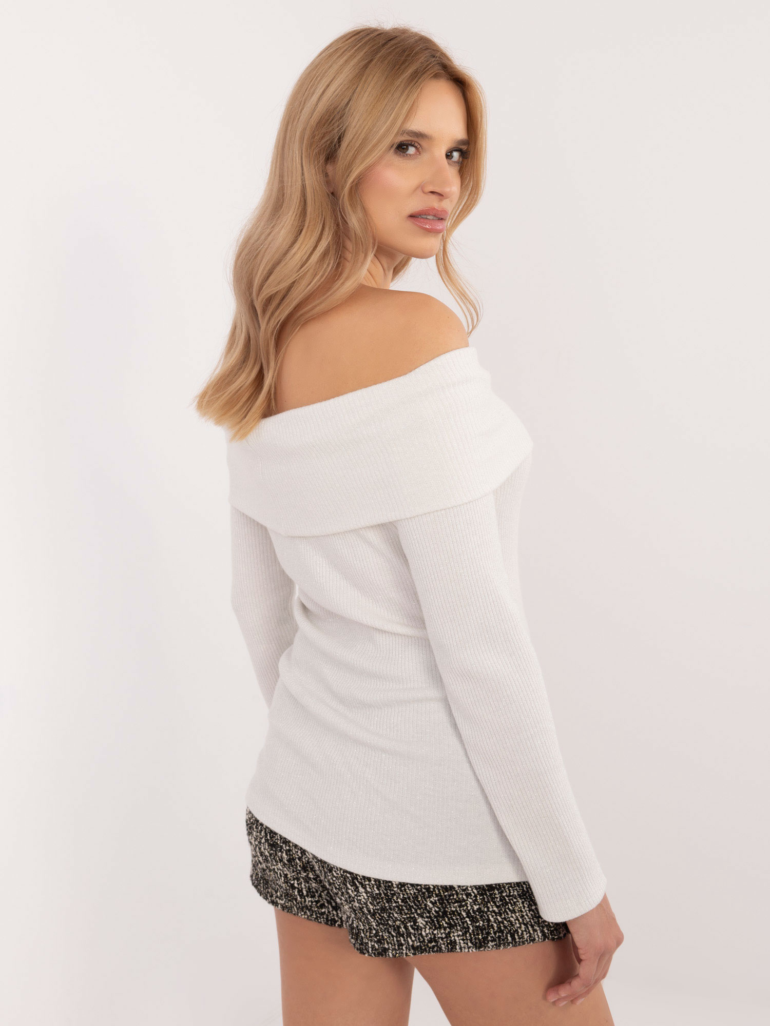 Sweter , ecru - ITALY MODA