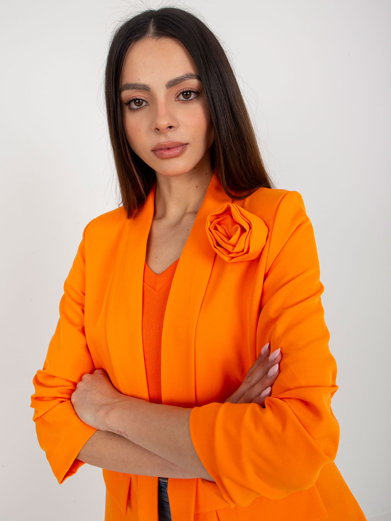 Żakiet , fluo pomarańczowy - Och Bella