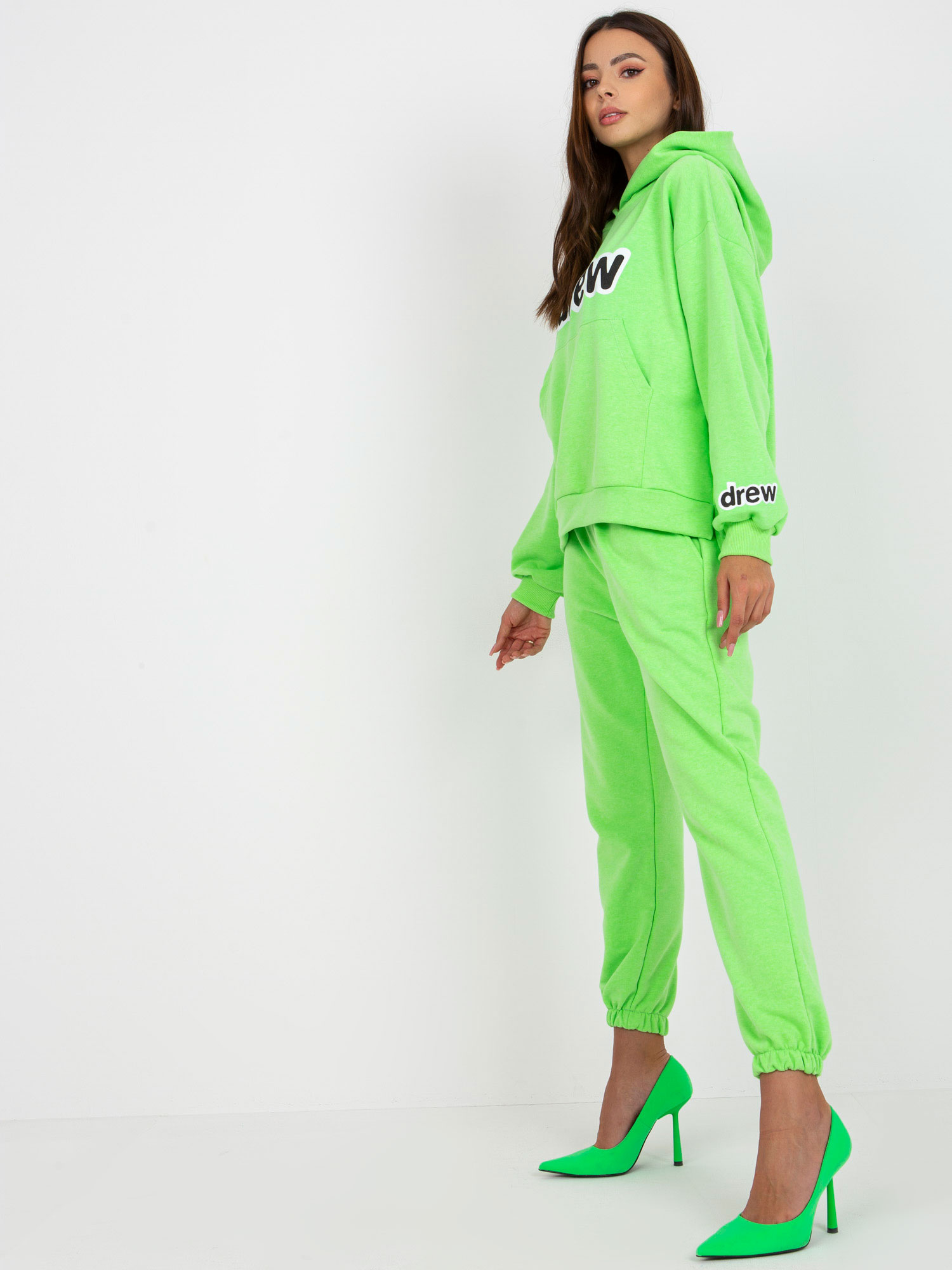 Komplet , fluo zielony - ex moda