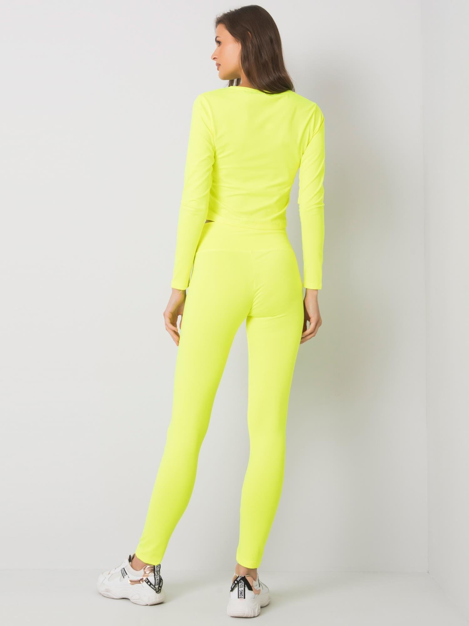Komplet , fluo żółty - ex moda
