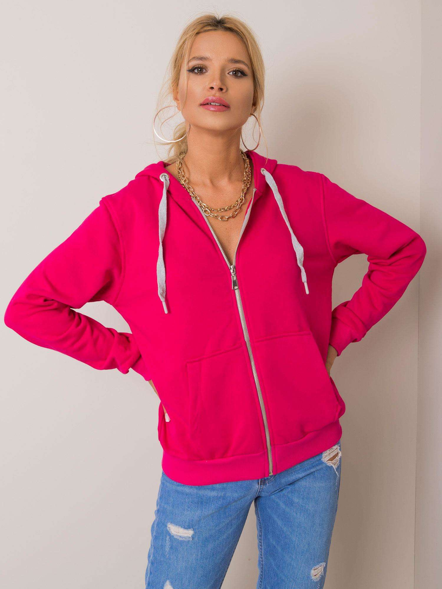 Bluza , fuksjowy - BASIC FEEL GOOD