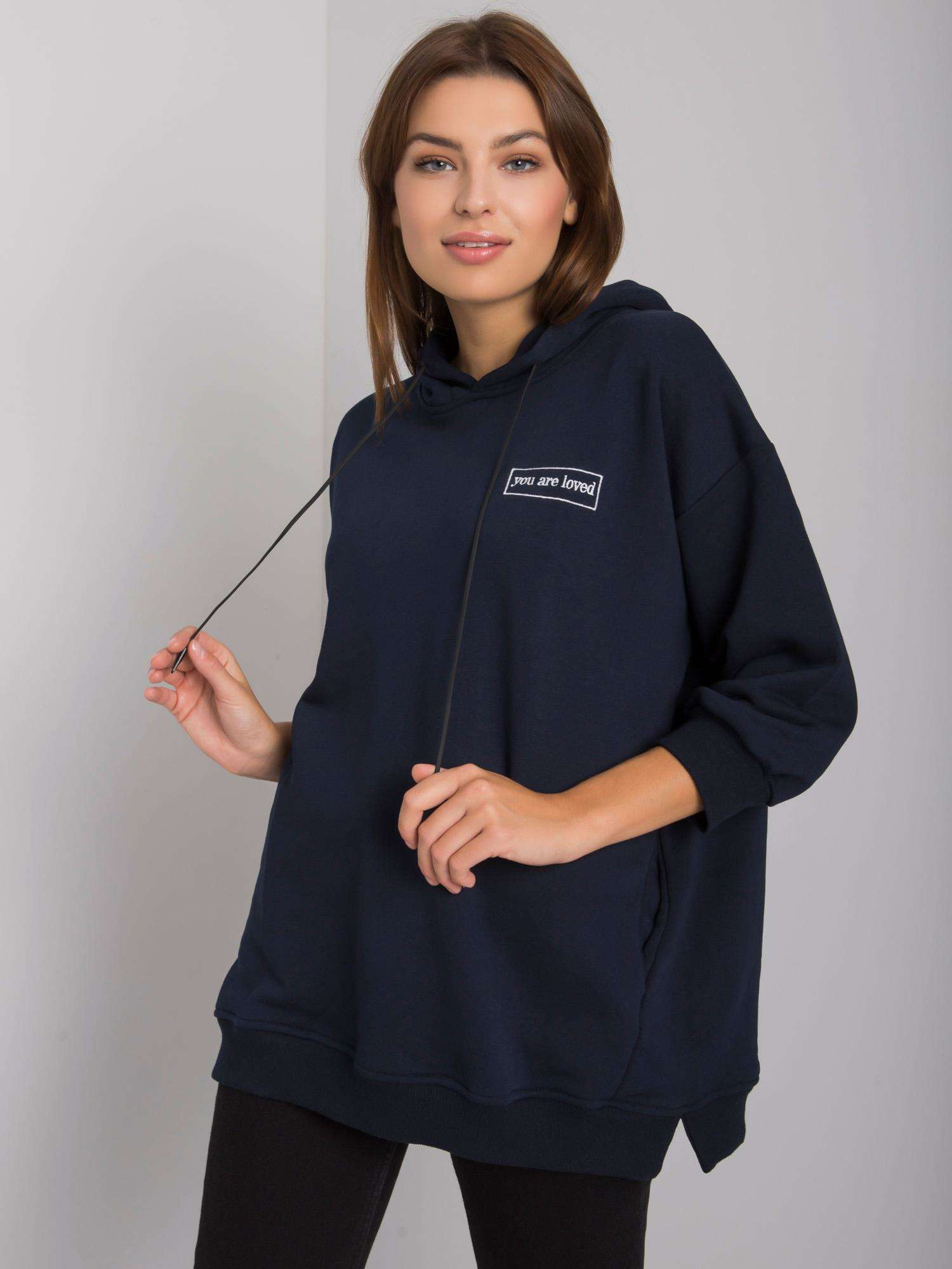 Bluza , granatowy - RELEVANCE