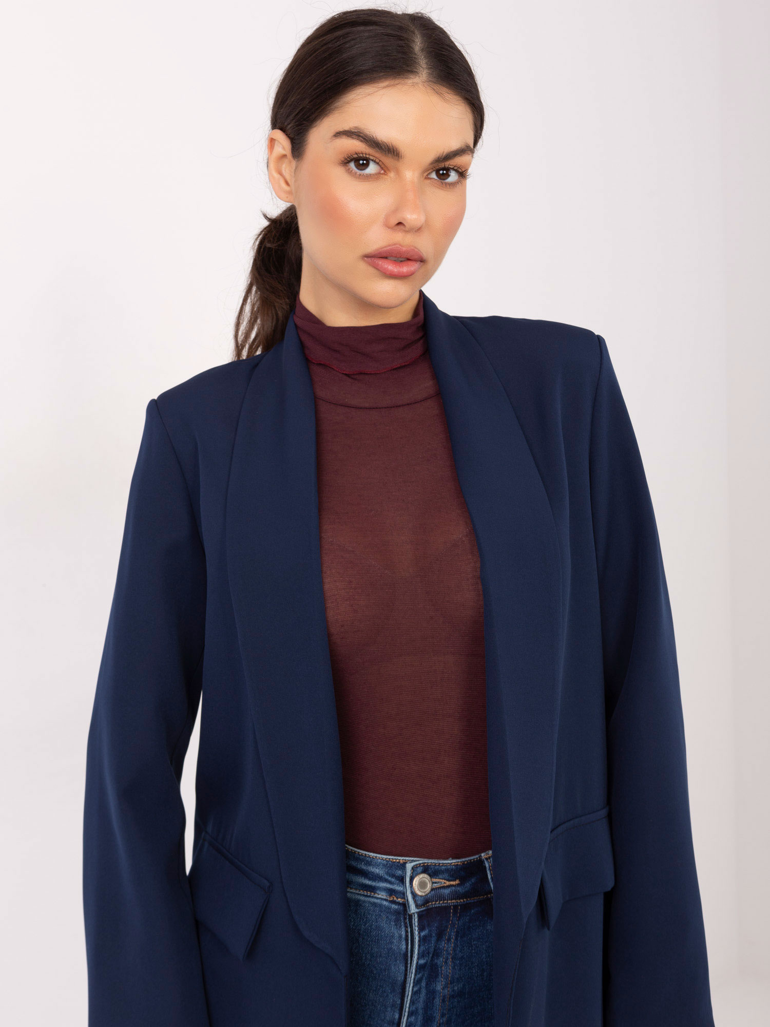 Marynarka , granatowy - ITALY MODA