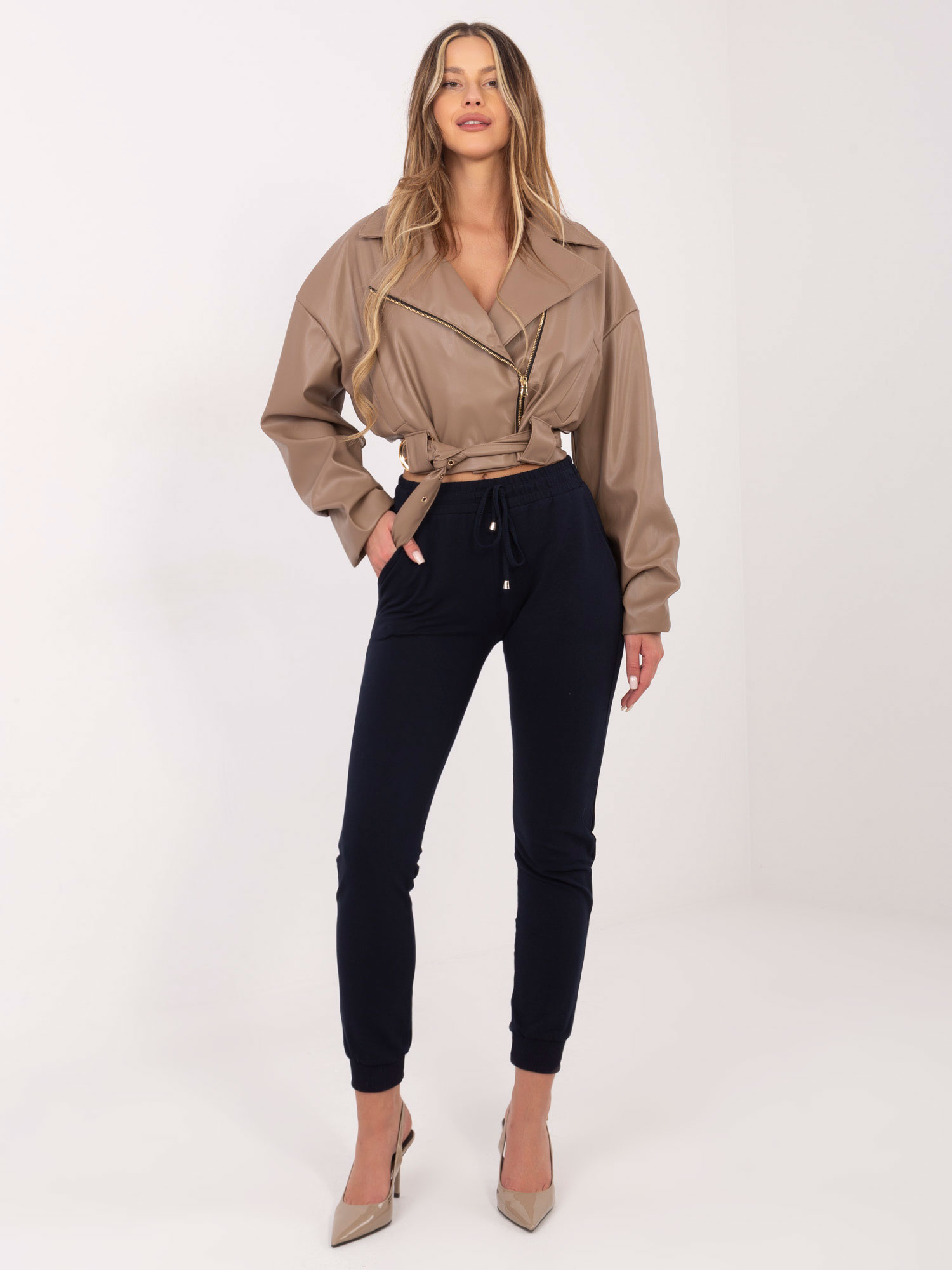 Spodnie dresowe , granatowy - BASIC FEEL GOOD