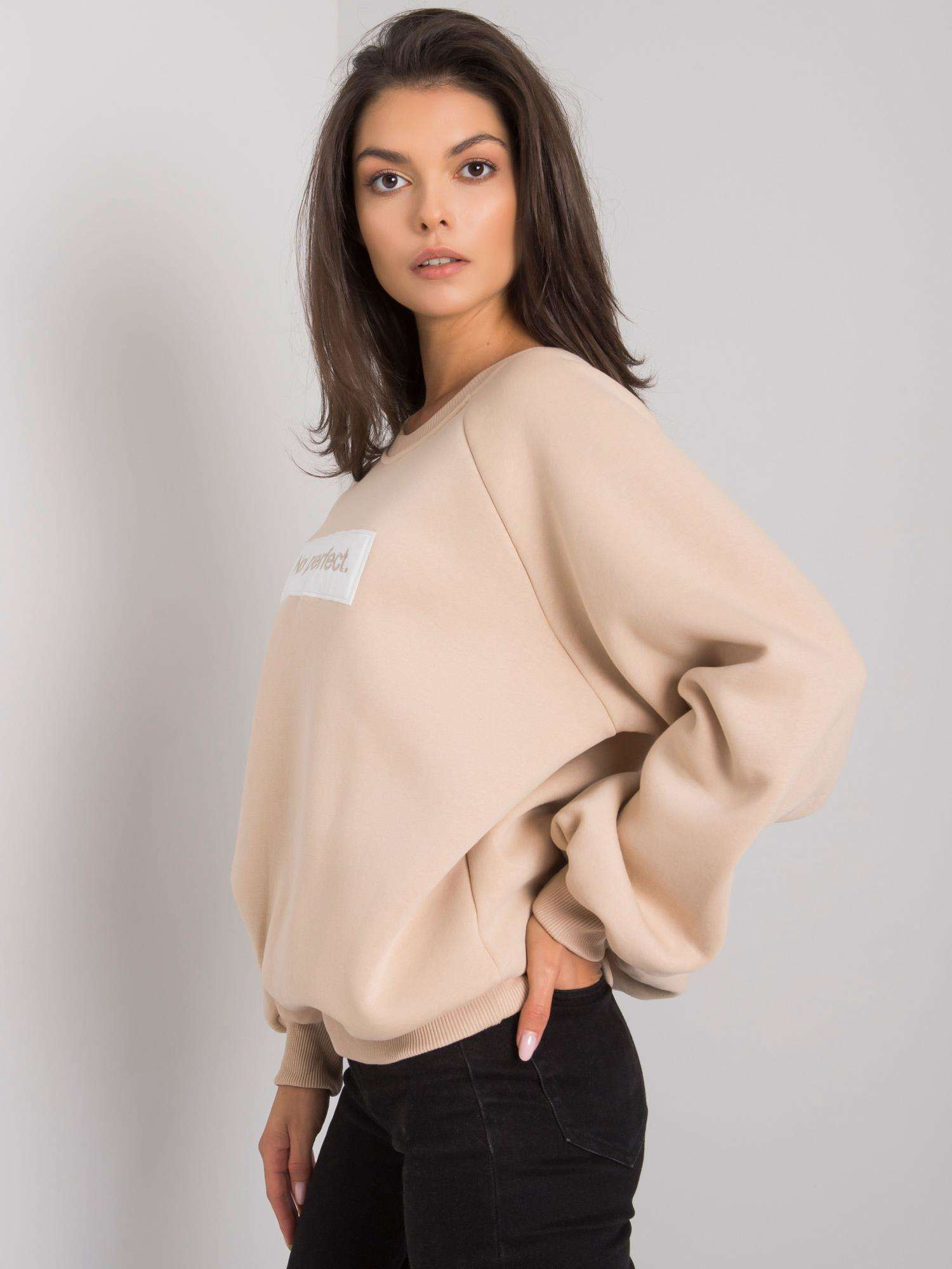 Bluza , beżowy - ex moda