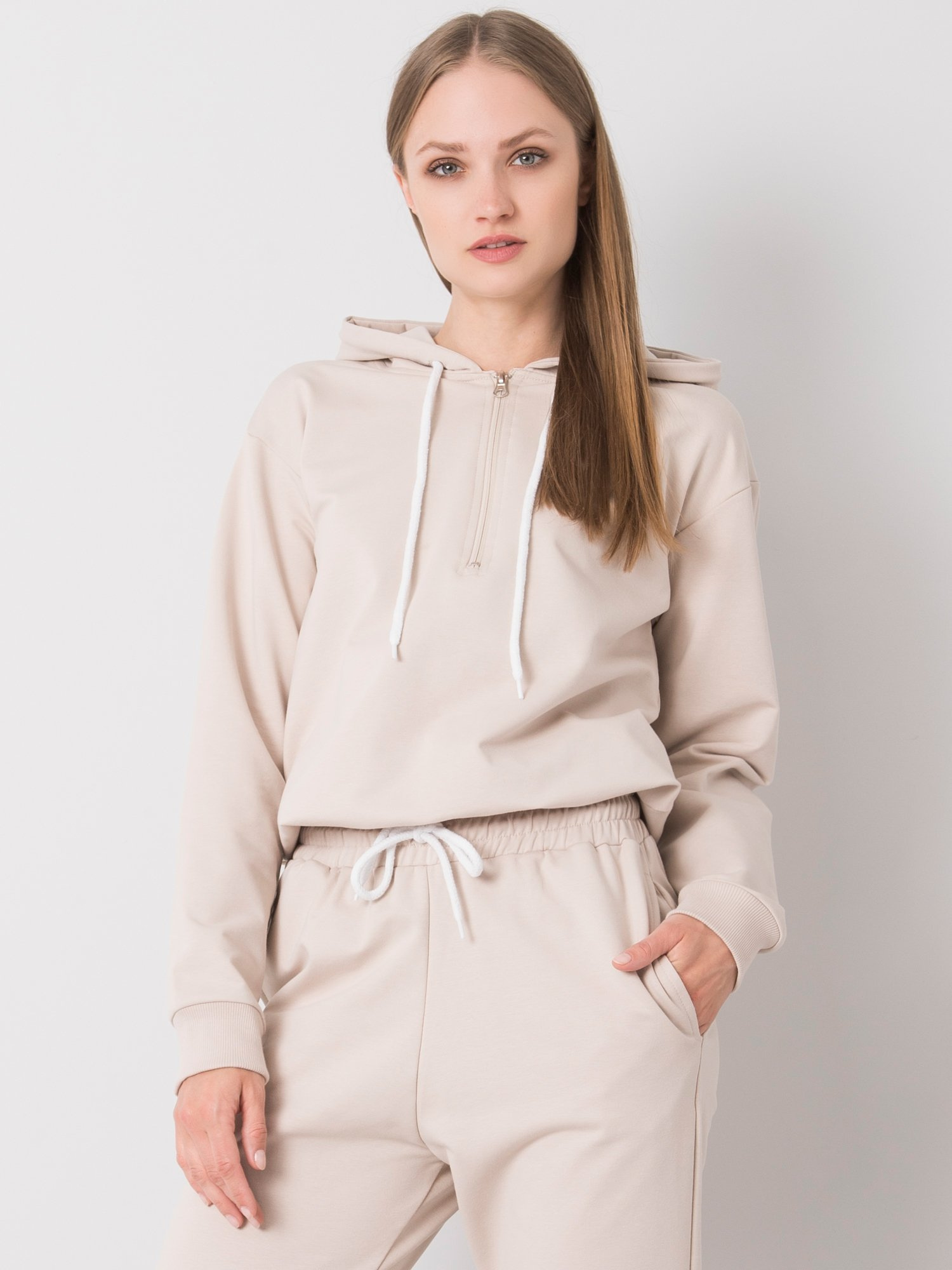 Bluza , jasny beżowy - Sublevel