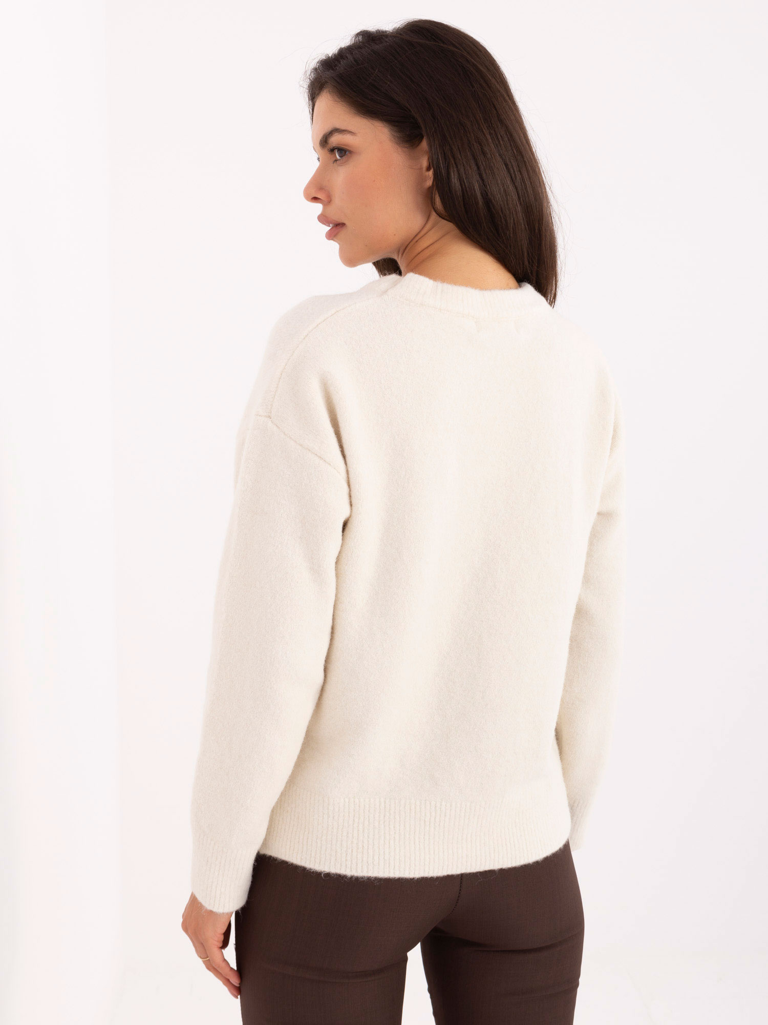 Sweter , jasny beżowy - Factory Price