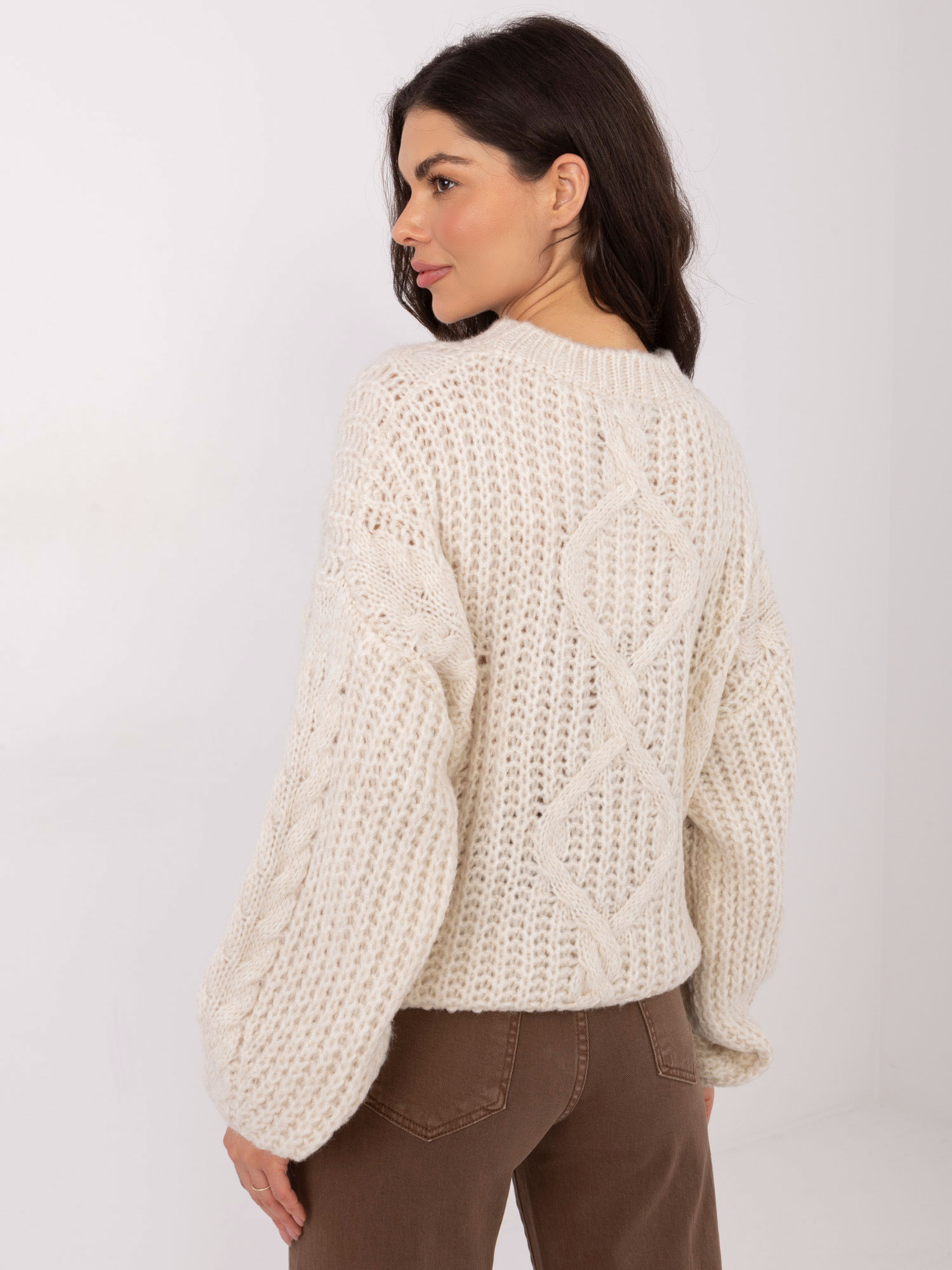 Sweter , jasny beżowy - Factory Price