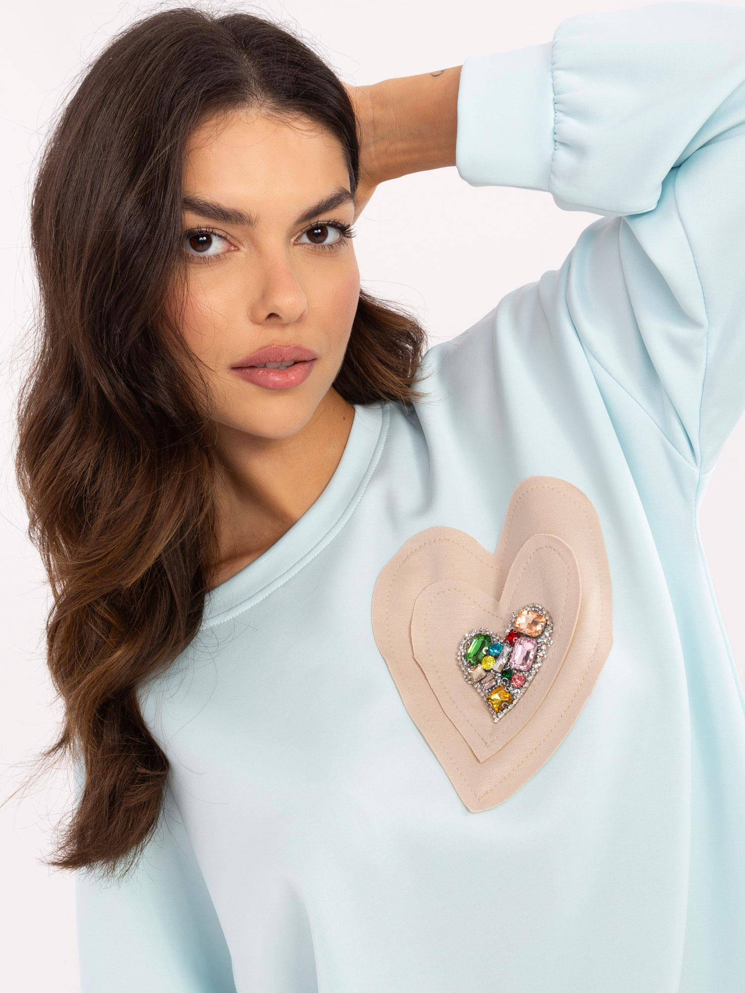 Bluza , jasny niebieski - ITALY MODA