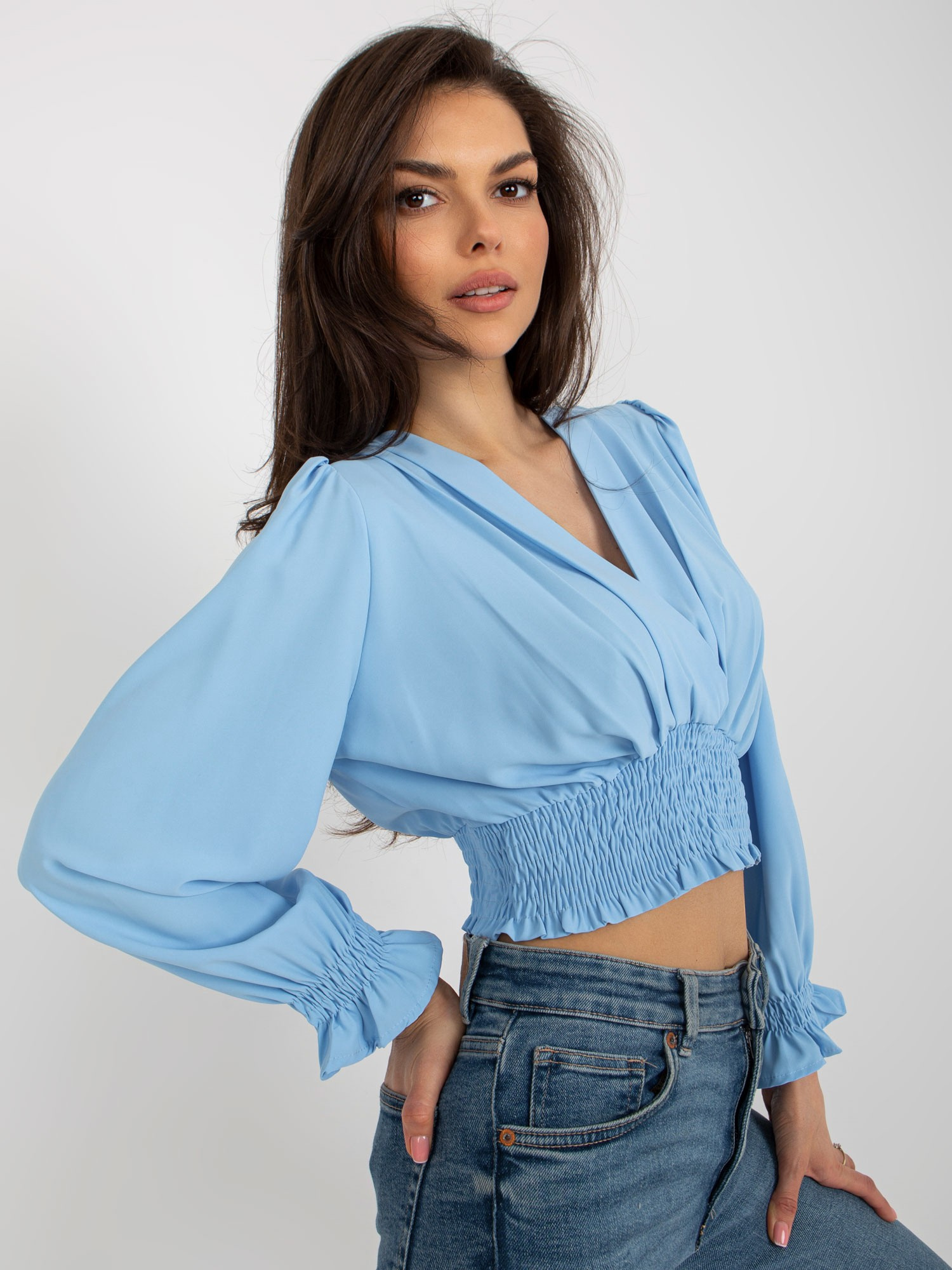Bluzka , jasny niebieski - ITALY MODA
