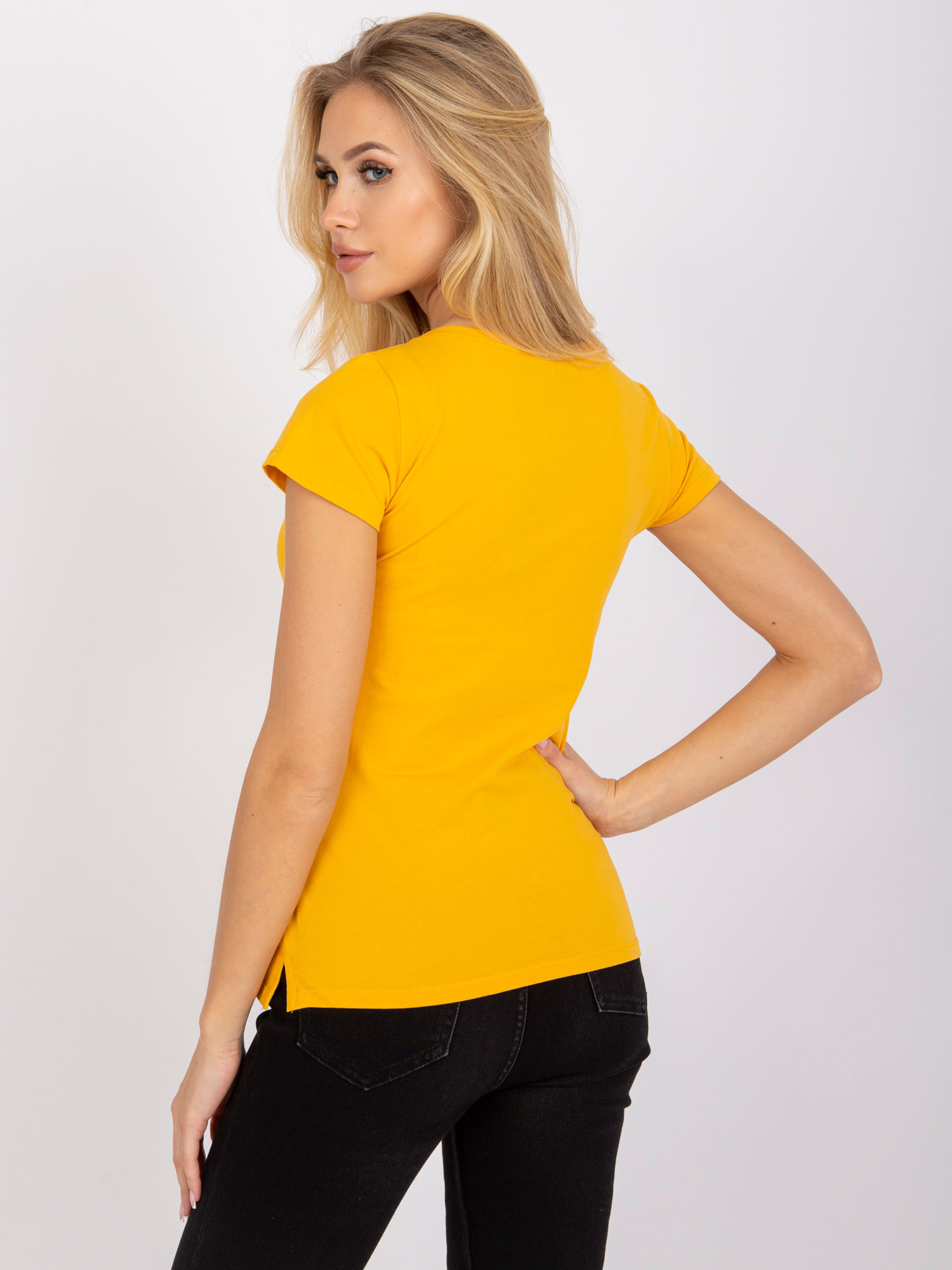 T-shirt , jasny pomarańczowy - BASIC FEEL GOOD