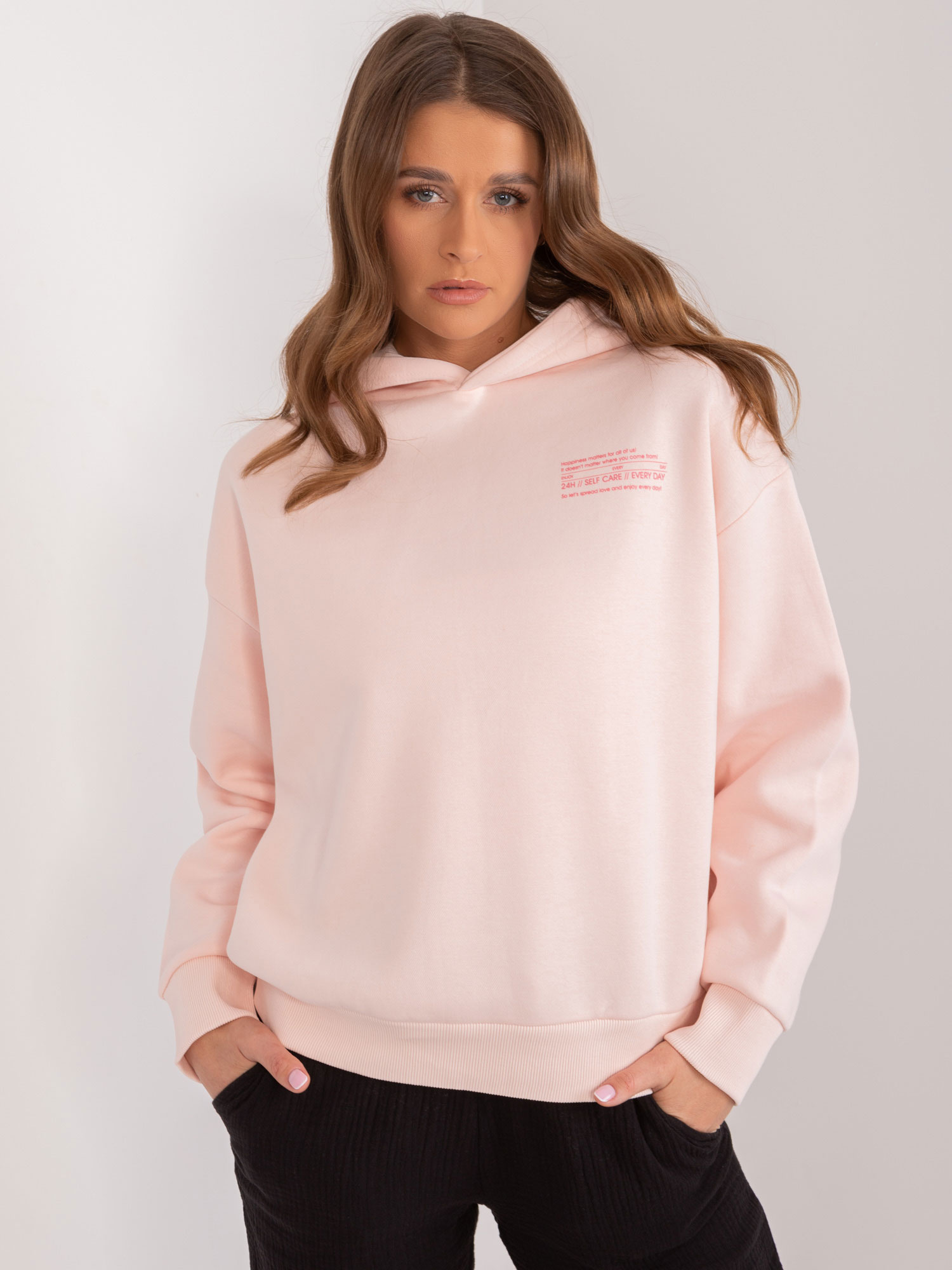 Bluza , jasny różowy - Sublevel