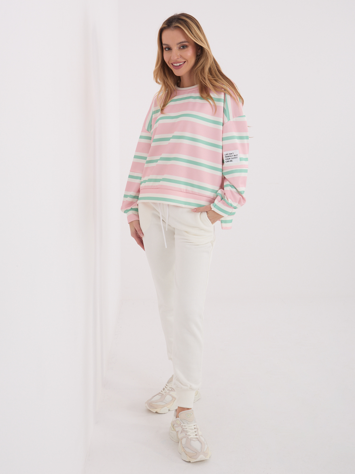 Bluza , jasny różowy - ITALY MODA